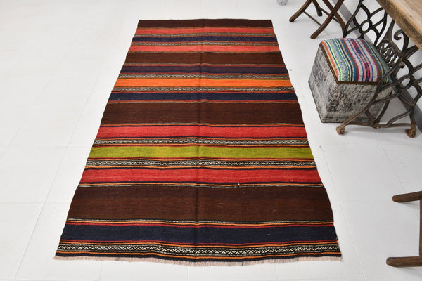Vintage Kilim Anatolian 4’7’’ x 8’0’’ ft
