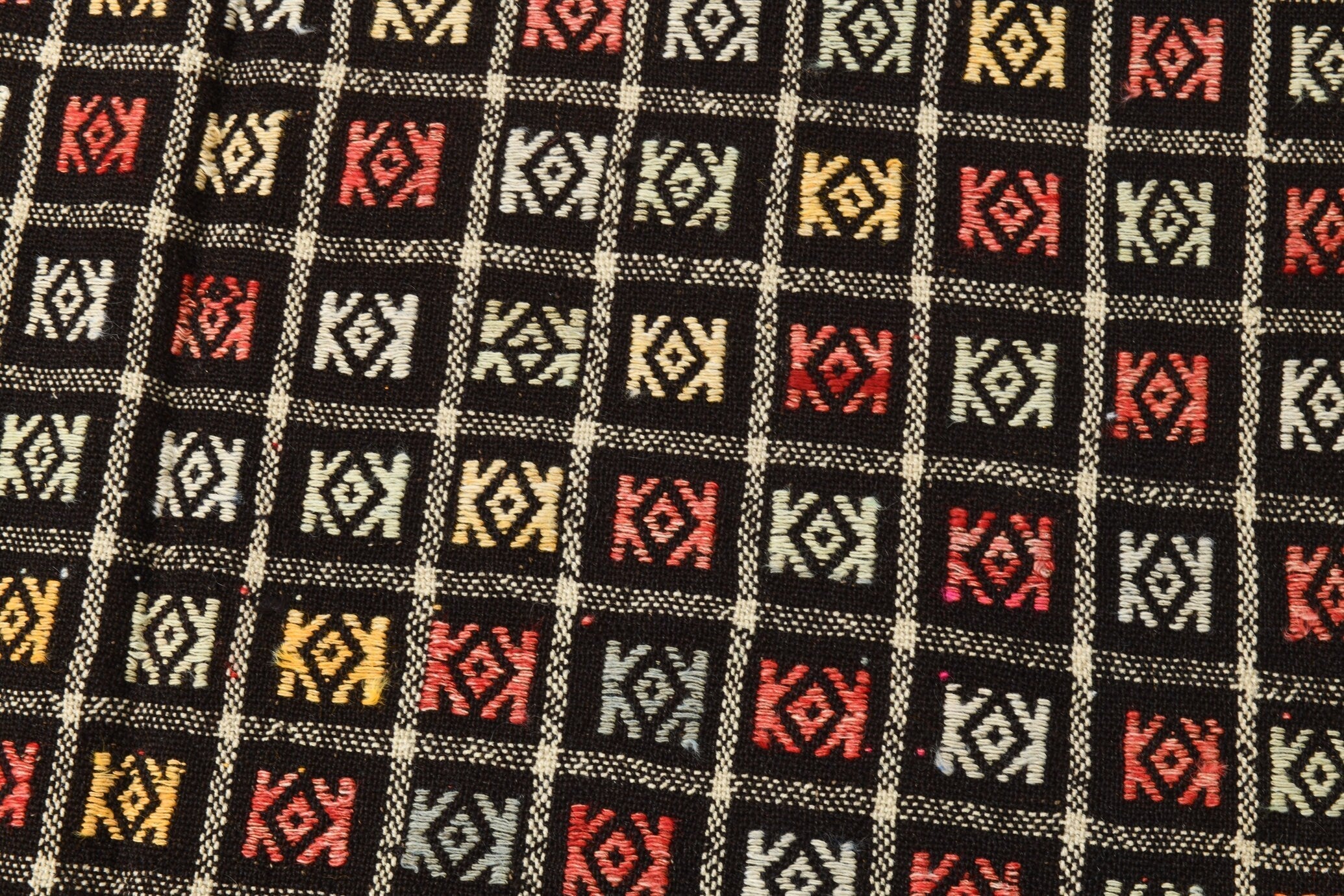 Vintage Kilim Anatolian 4'7" x 9'6" ft