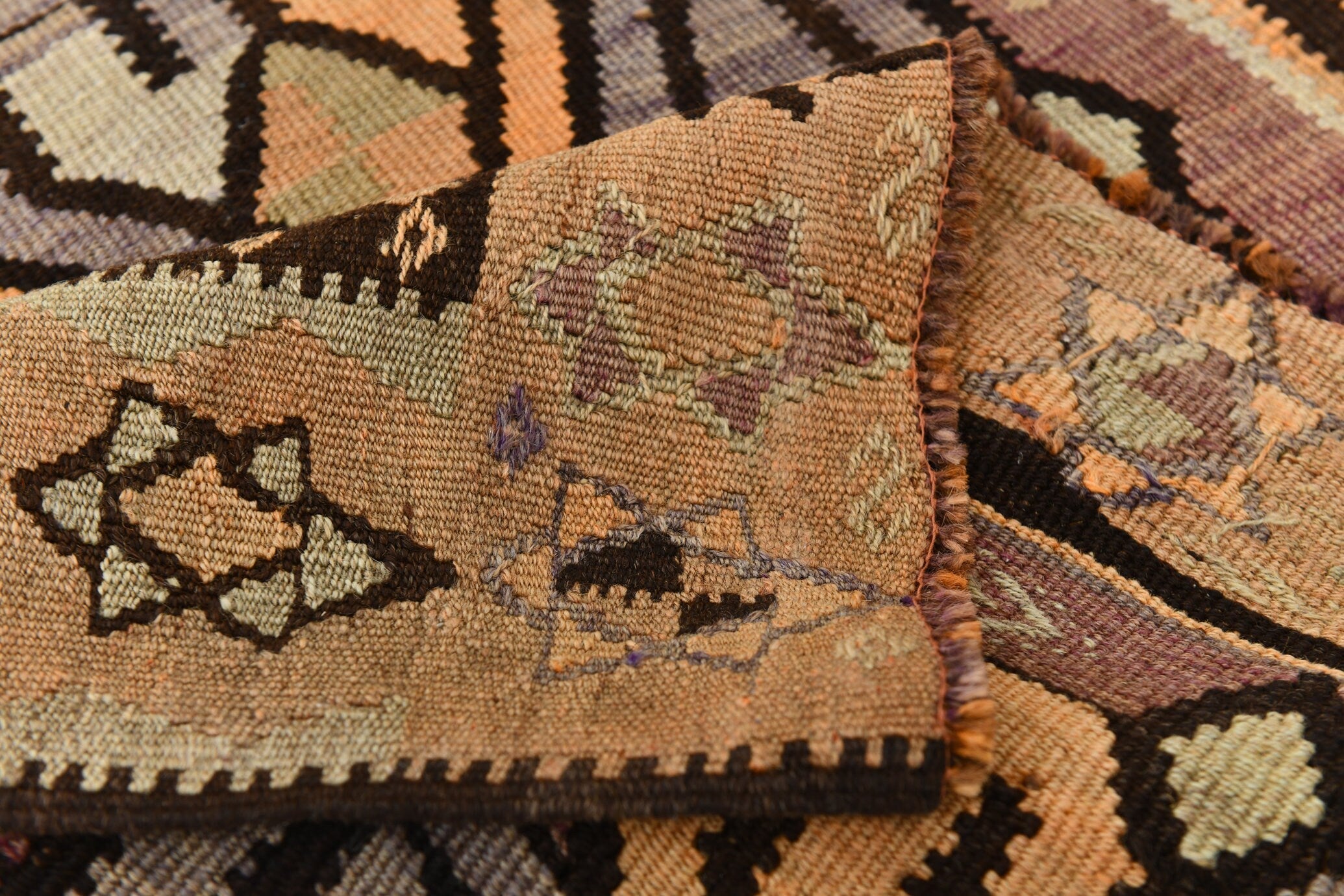Vintage Kilim Anatolian 4'8" x 15'1" ft