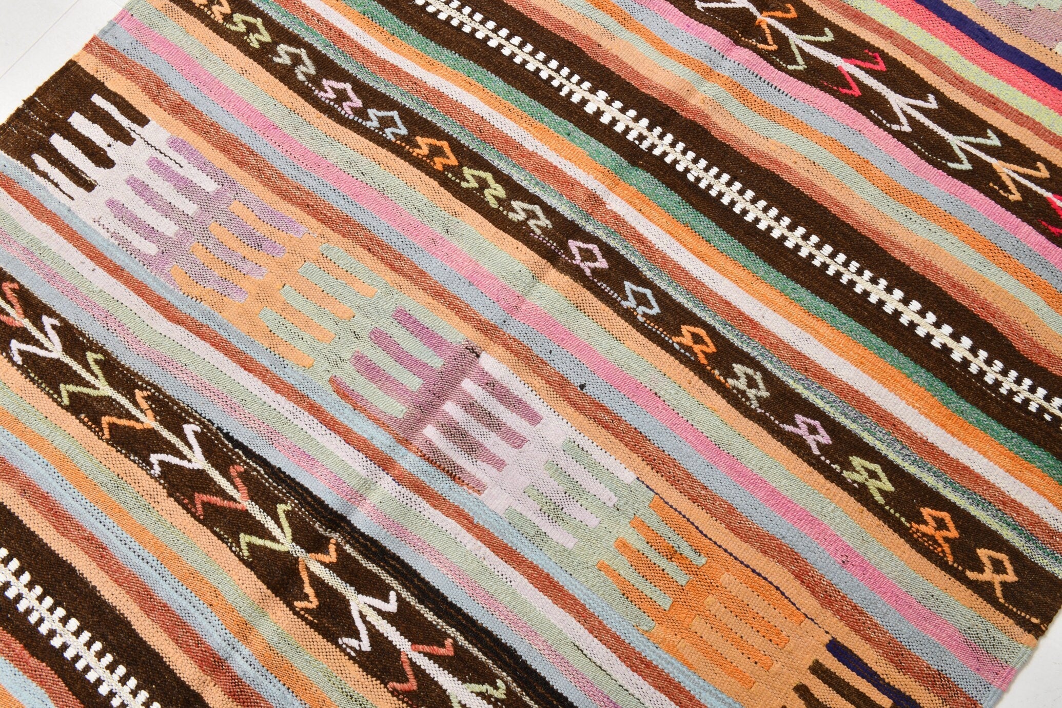 Vintage Kilim Anatolian 4'8" x 6'3" ft