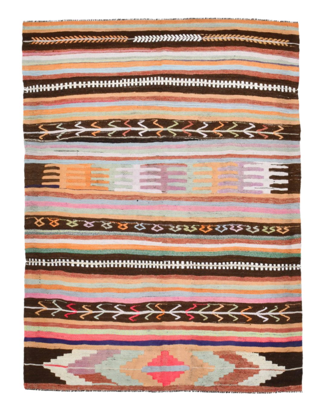 Vintage Kilim Anatolian 4'8" x 6'3" ft
