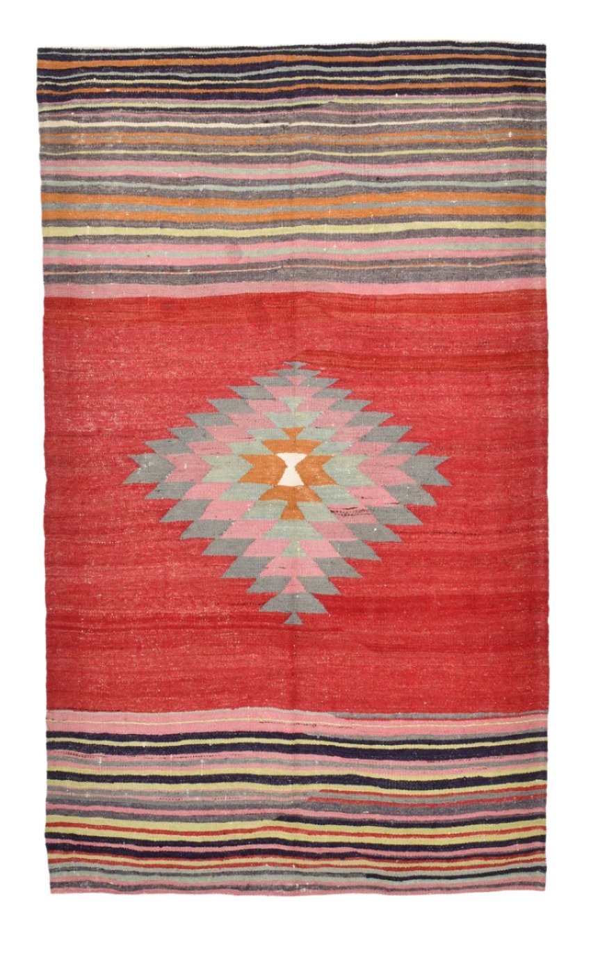 Vintage Kilim Anatolian 4’8’’ x 7’11’’ ft