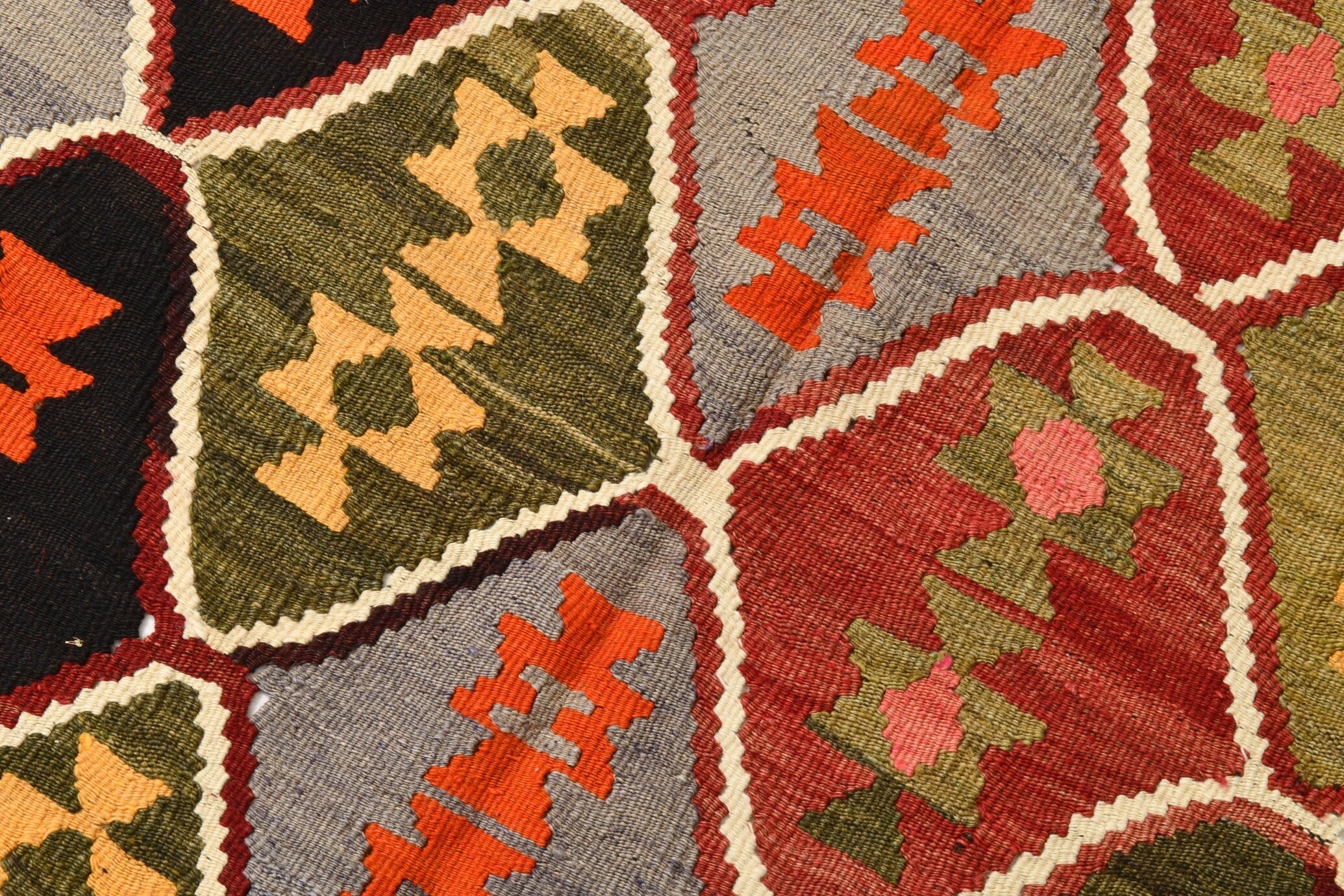 Vintage Kilim Anatolian 4'9" x 6'3" ft