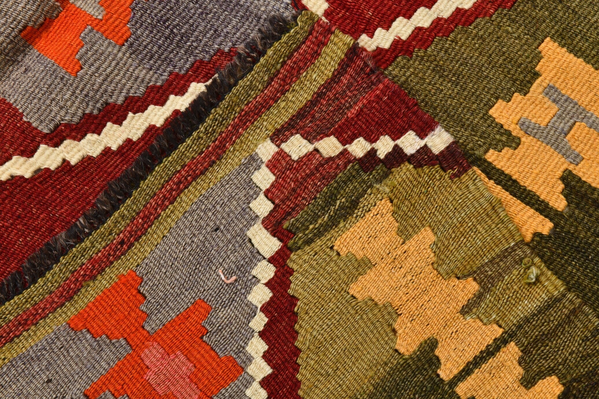 Vintage Kilim Anatolian 4'9" x 6'3" ft