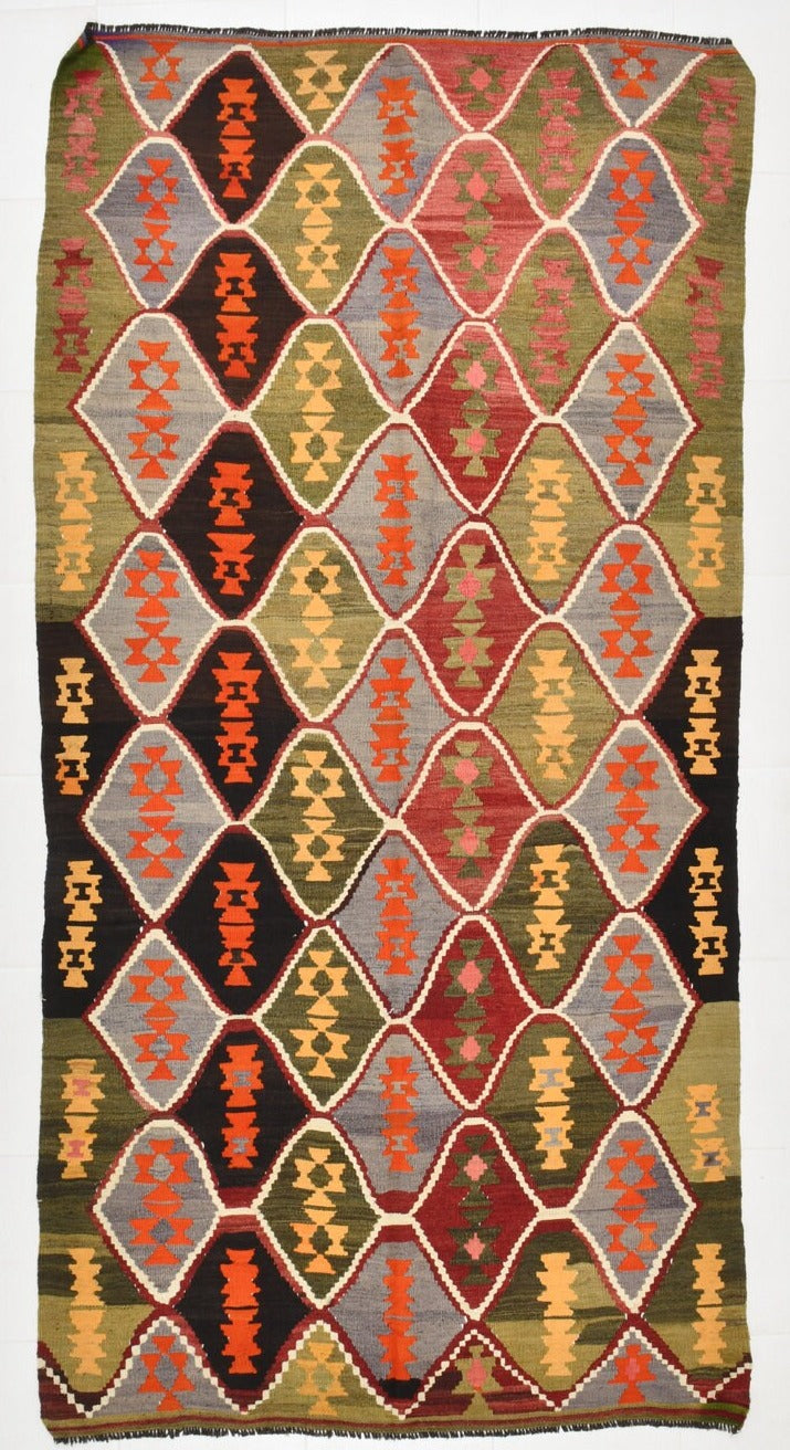 Vintage Kilim Anatolian 4'9" x 6'3" ft