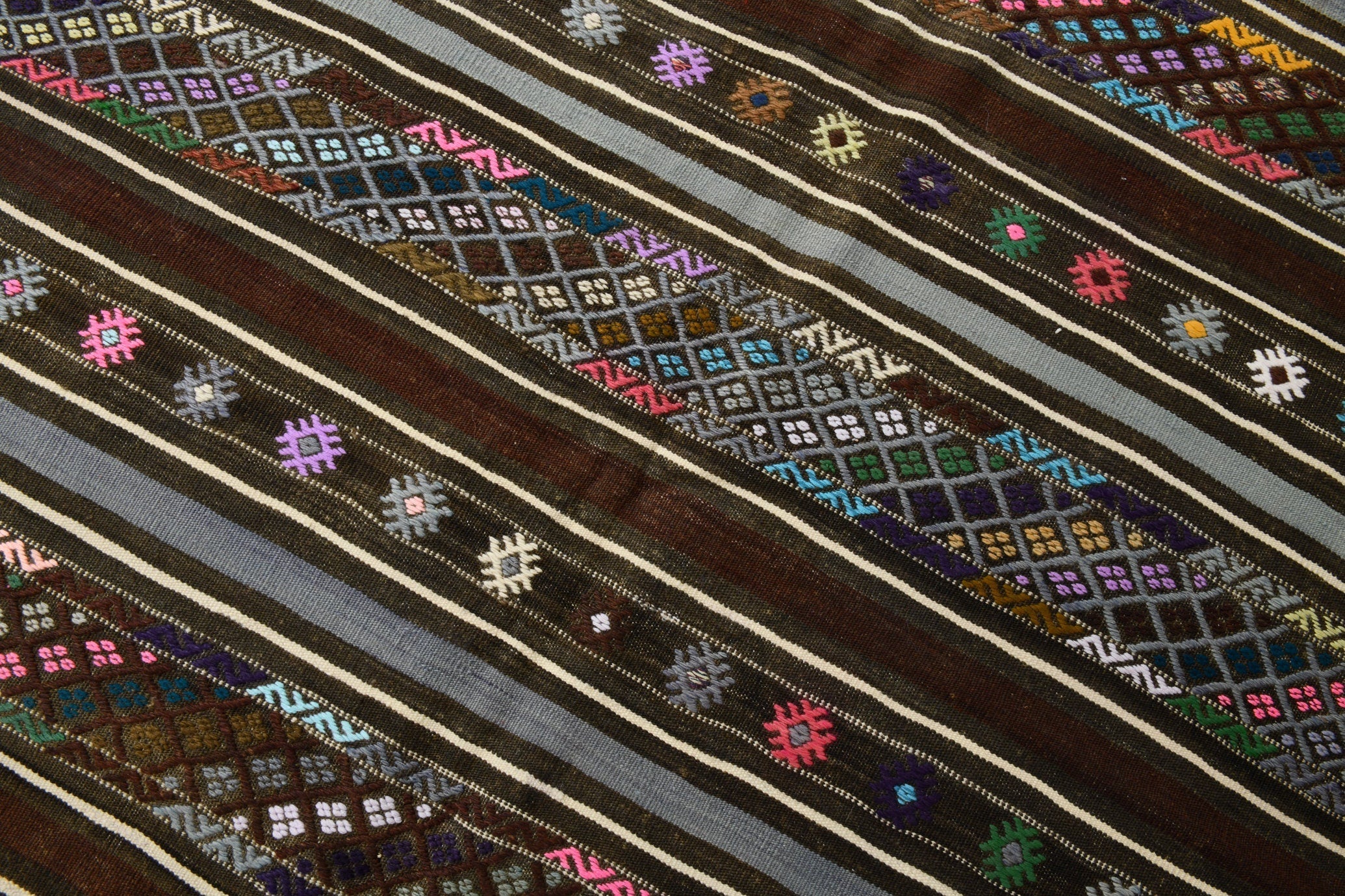 Vintage Kilim Anatolian 4'9" x 7'0" ft