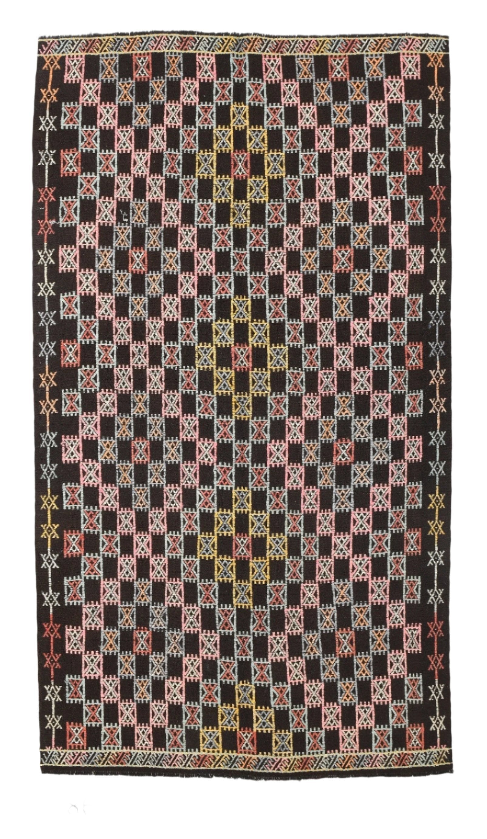 Vintage Kilim Anatolian 4’9’’ x 8’6’’ ft