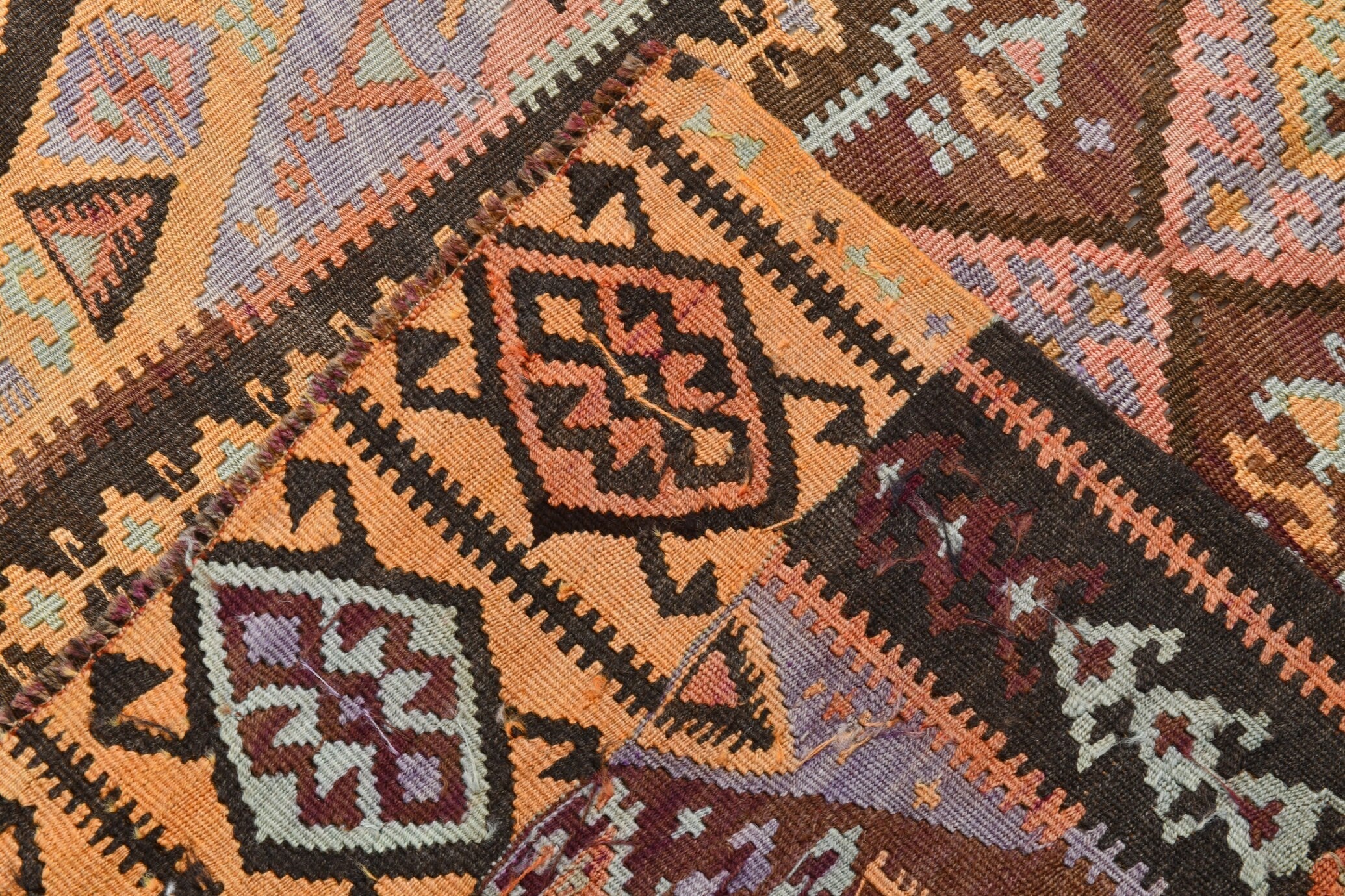 Vintage Kilim Anatolian 4'9" x 8'9" ft