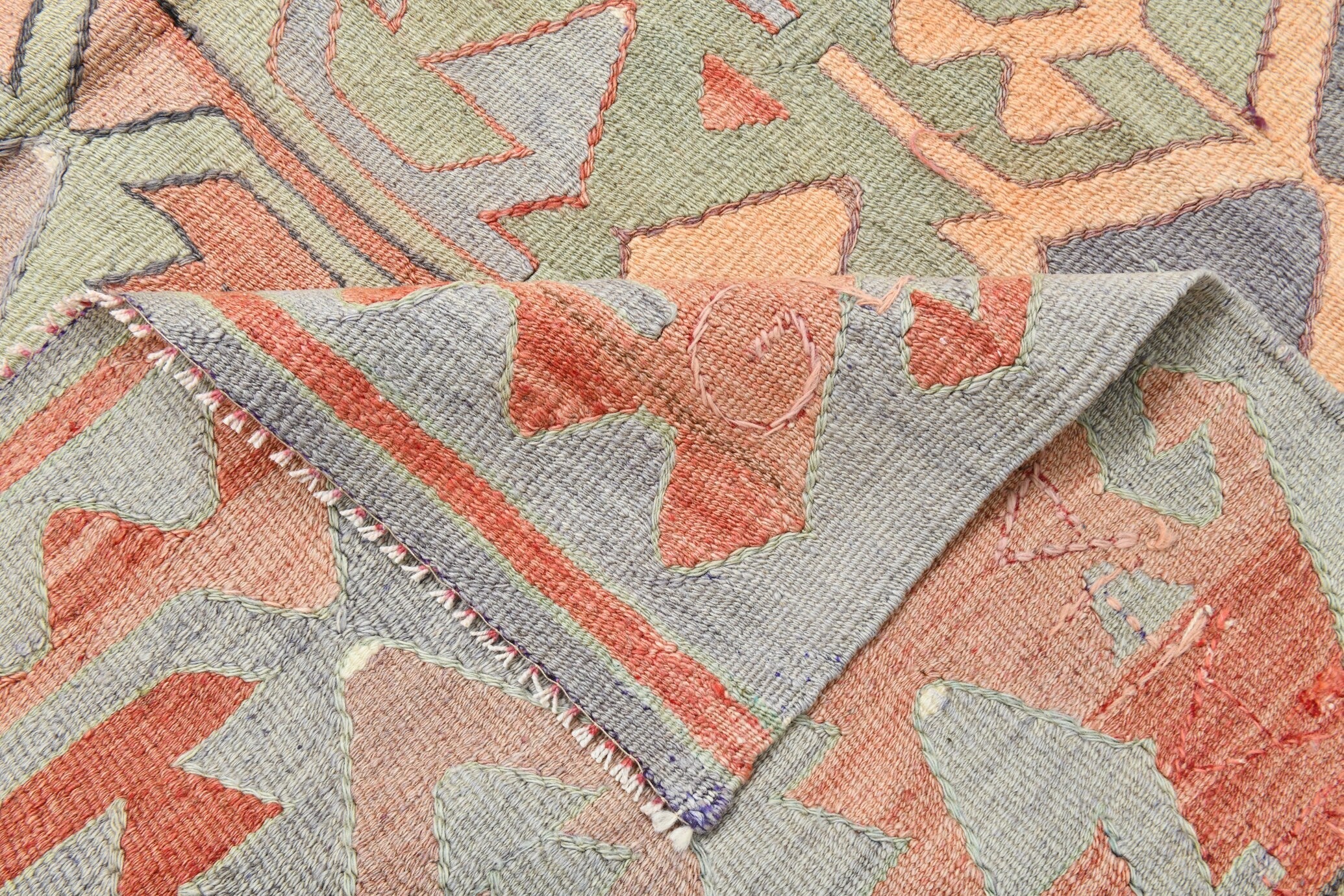 Vintage Kilim Anatolian 5'1" x 11'5" ft