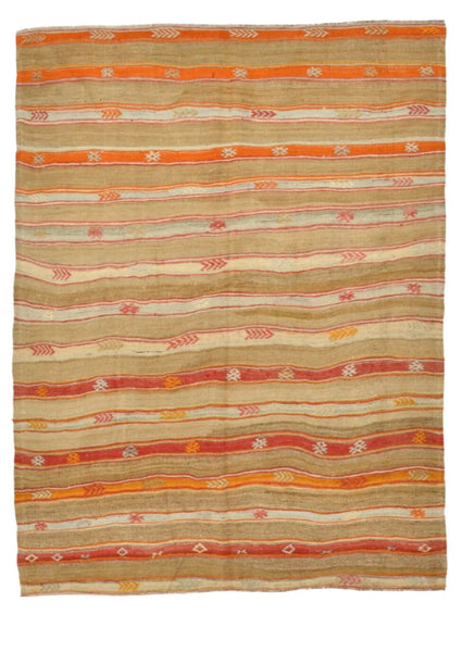 Vintage Kilim Anatolian 5’1’’ x 6’7’’ ft