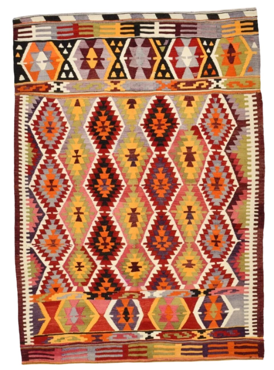 Vintage Kilim Anatolian 5'1" x 7'3" ft