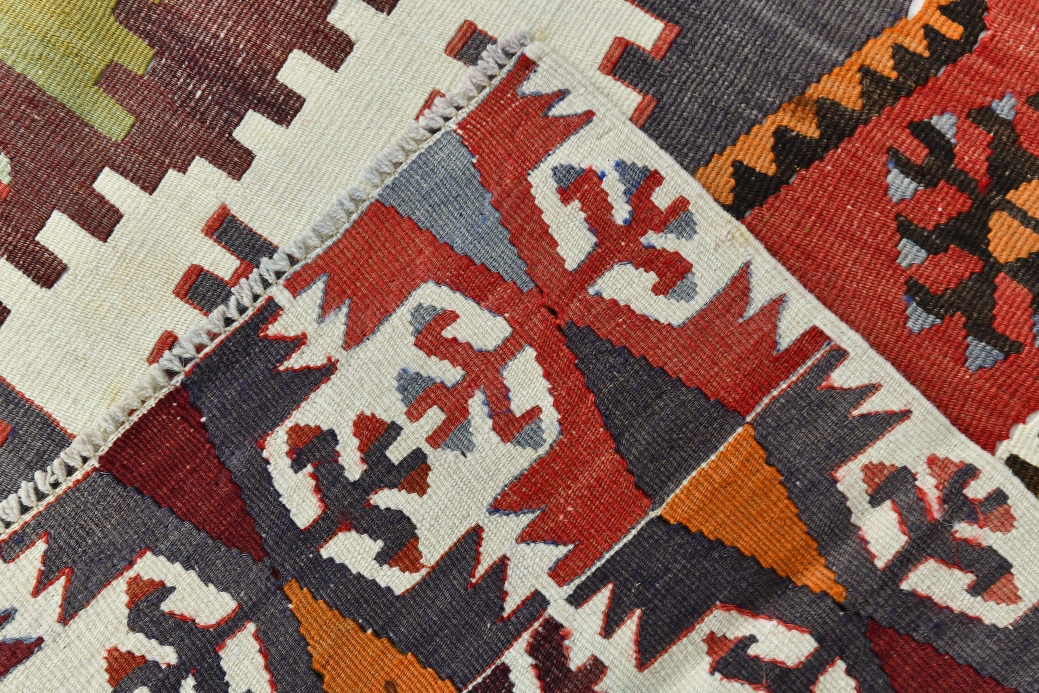 Vintage Kilim Anatolian 5'1" x 8'11" ft