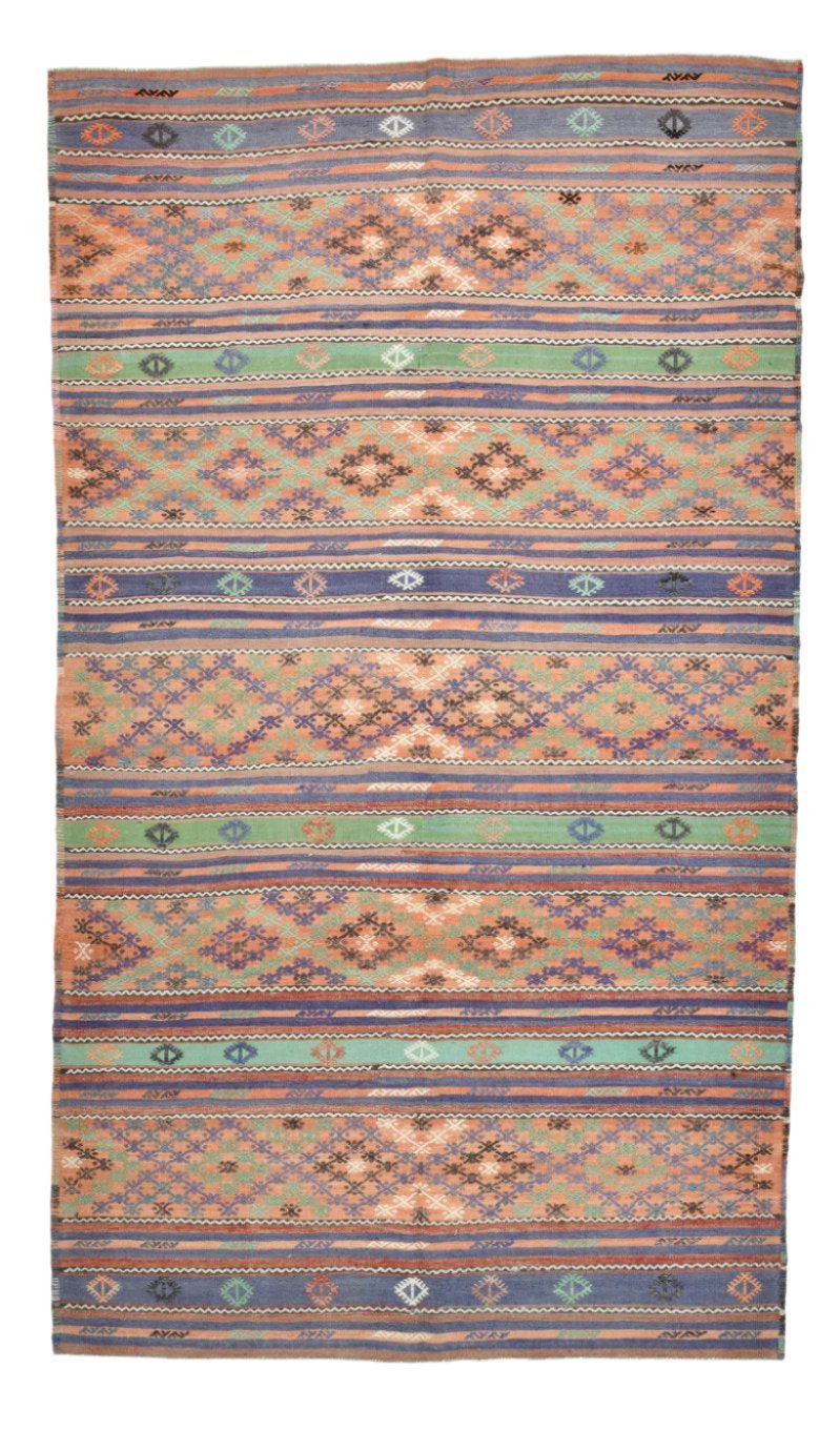 Vintage Kilim Anatolian 5'10" x 10'3" ft