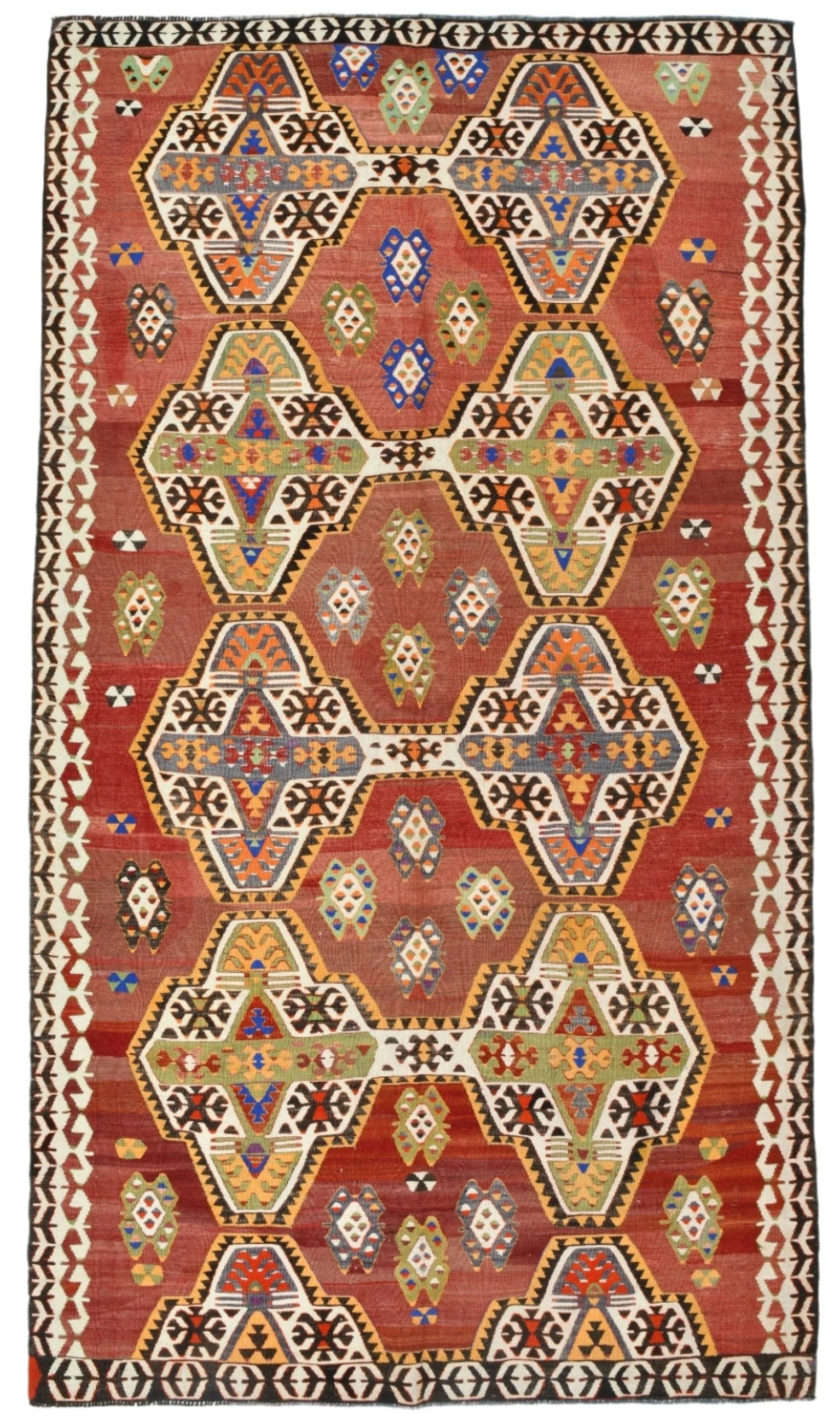 Vintage Kilim Anatolian 5’10’’ x 10’6’’ ft