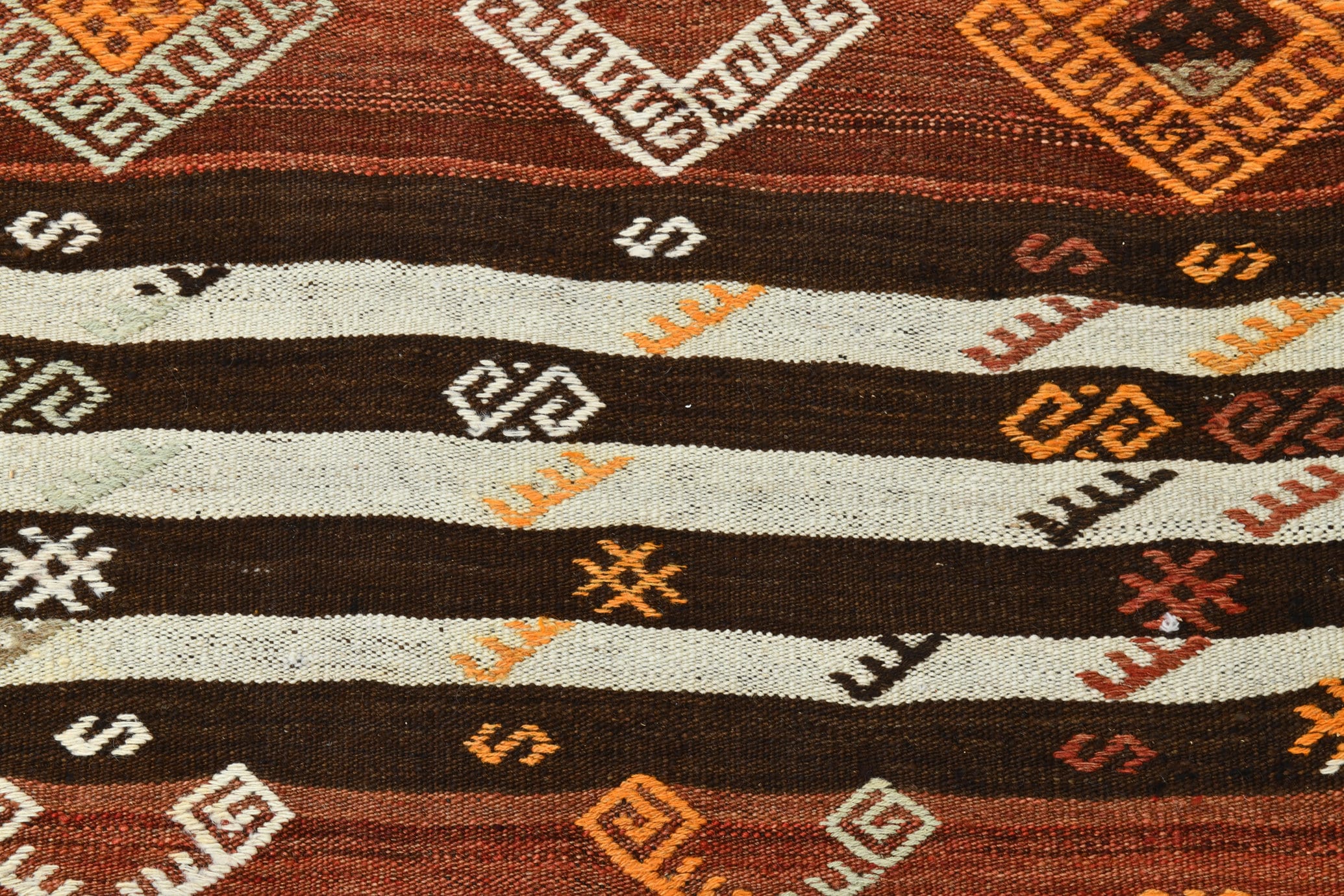Vintage Kilim Anatolian 5'10" x 12'4" ft