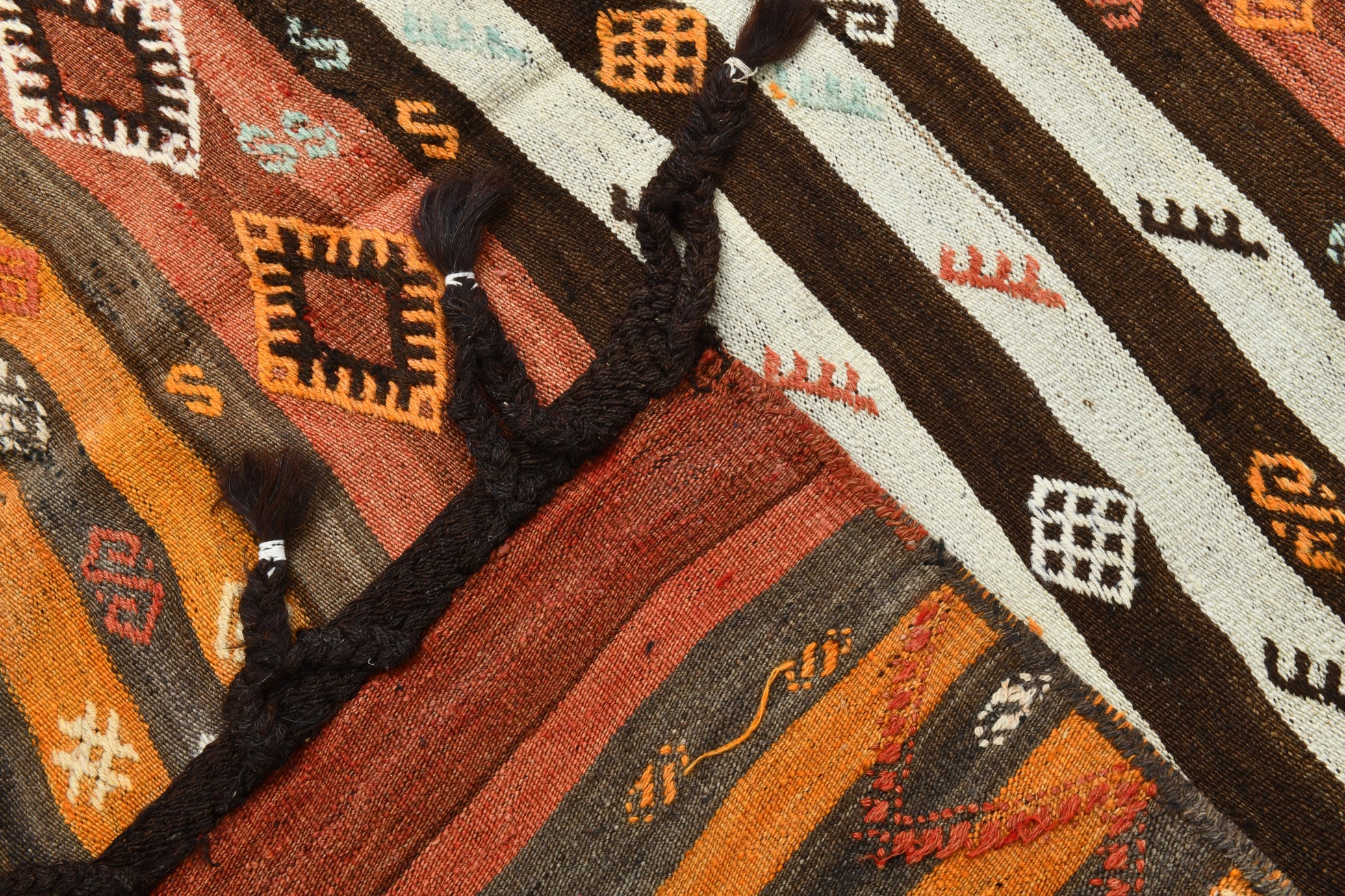 Vintage Kilim Anatolian 5'10" x 12'4" ft