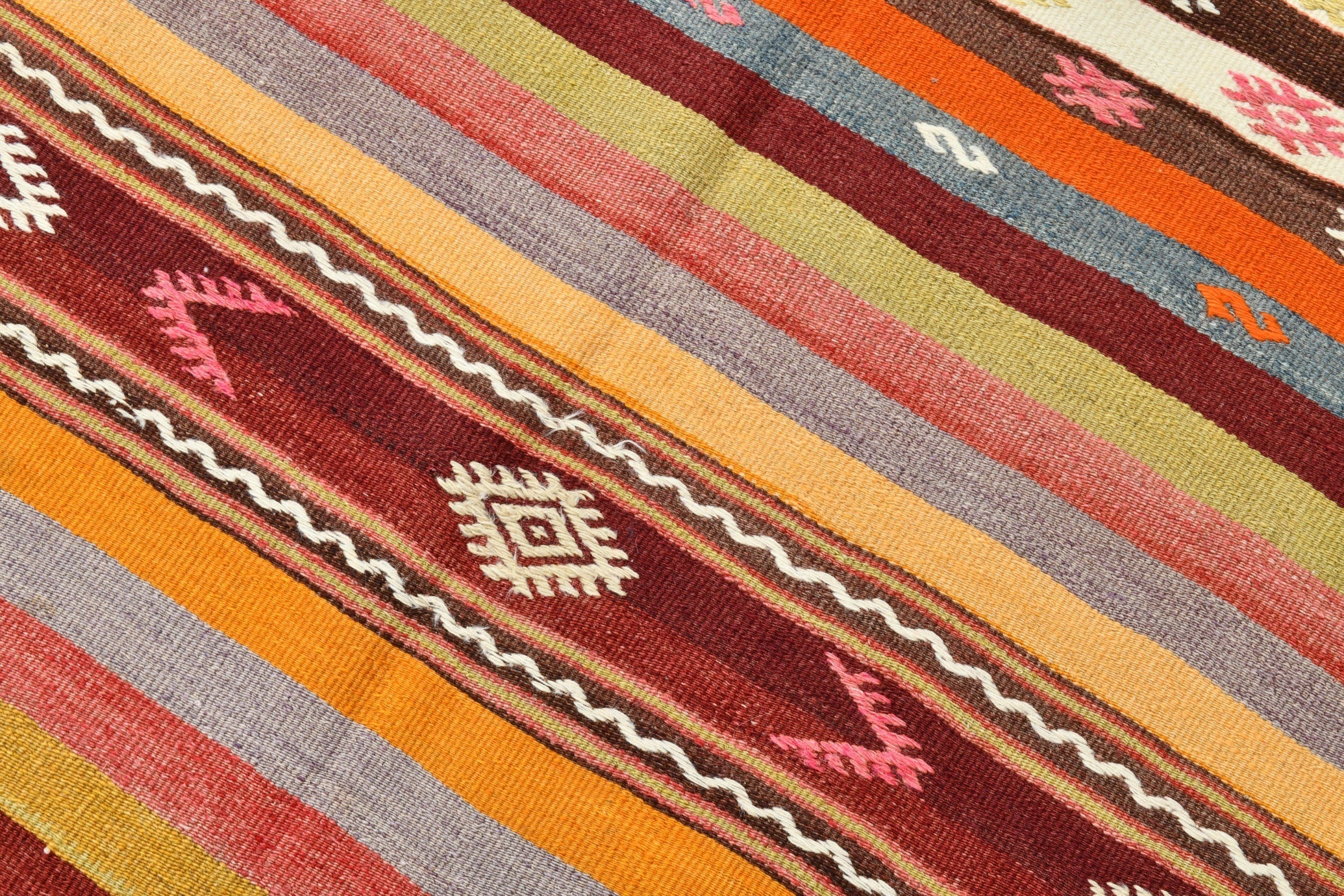 Vintage Kilim Anatolian 5'10" x 6'11" ft