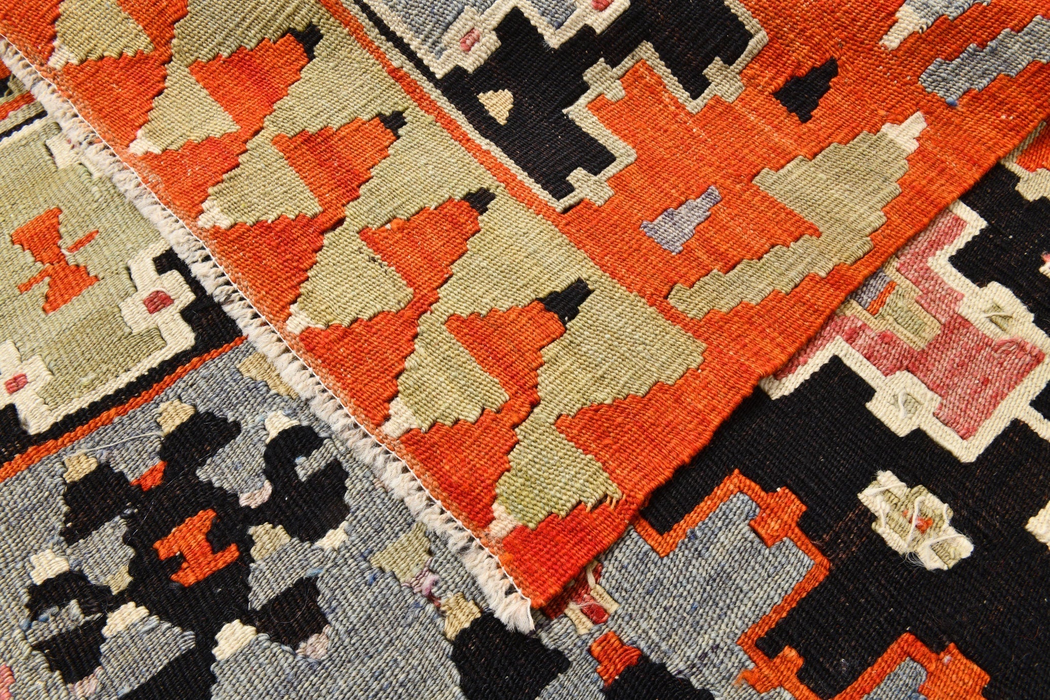 Vintage Kilim Anatolian 5'11" x 10'9" ft
