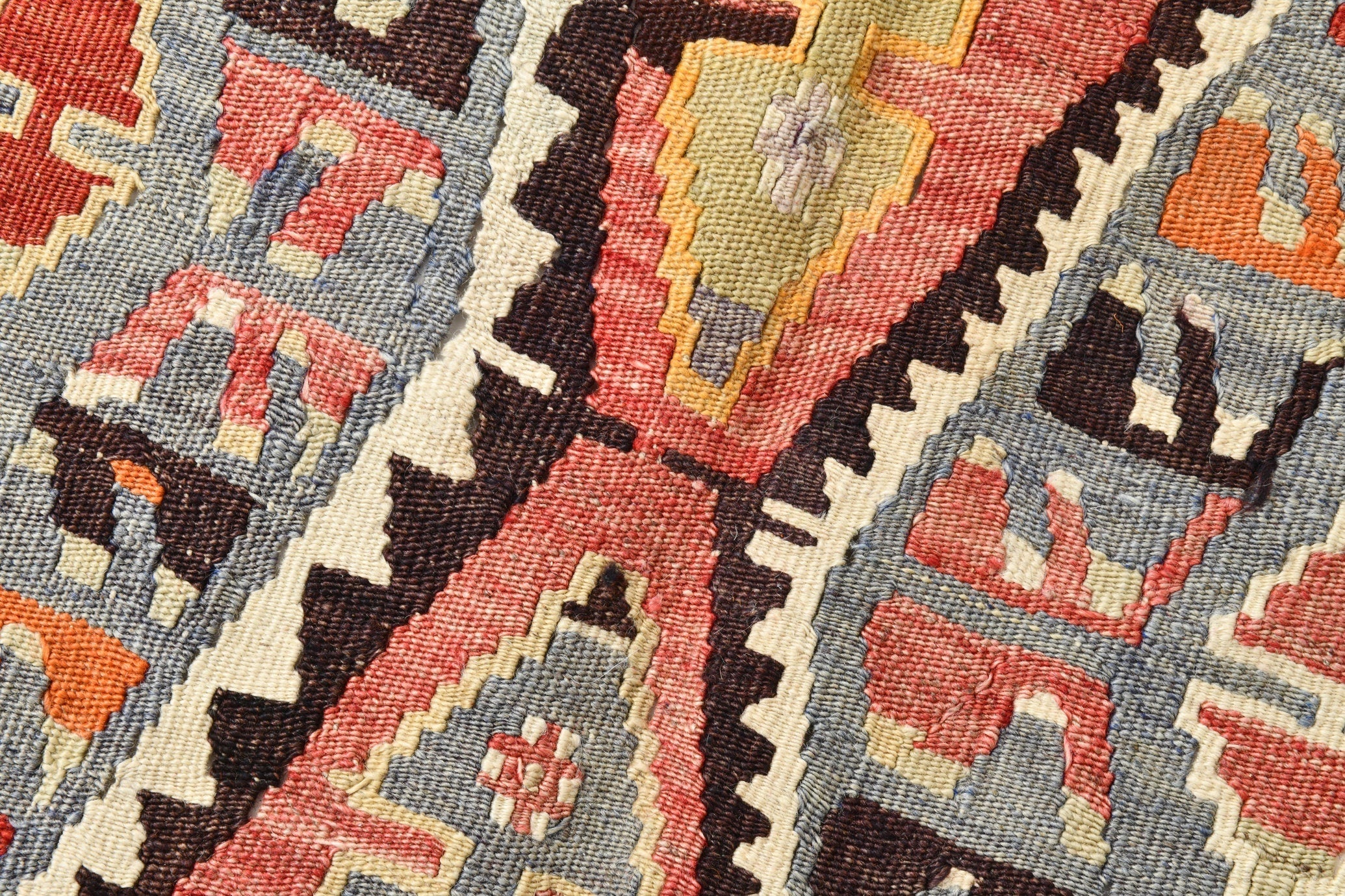 Vintage Kilim Anatolian 5'11" x 10'9" ft