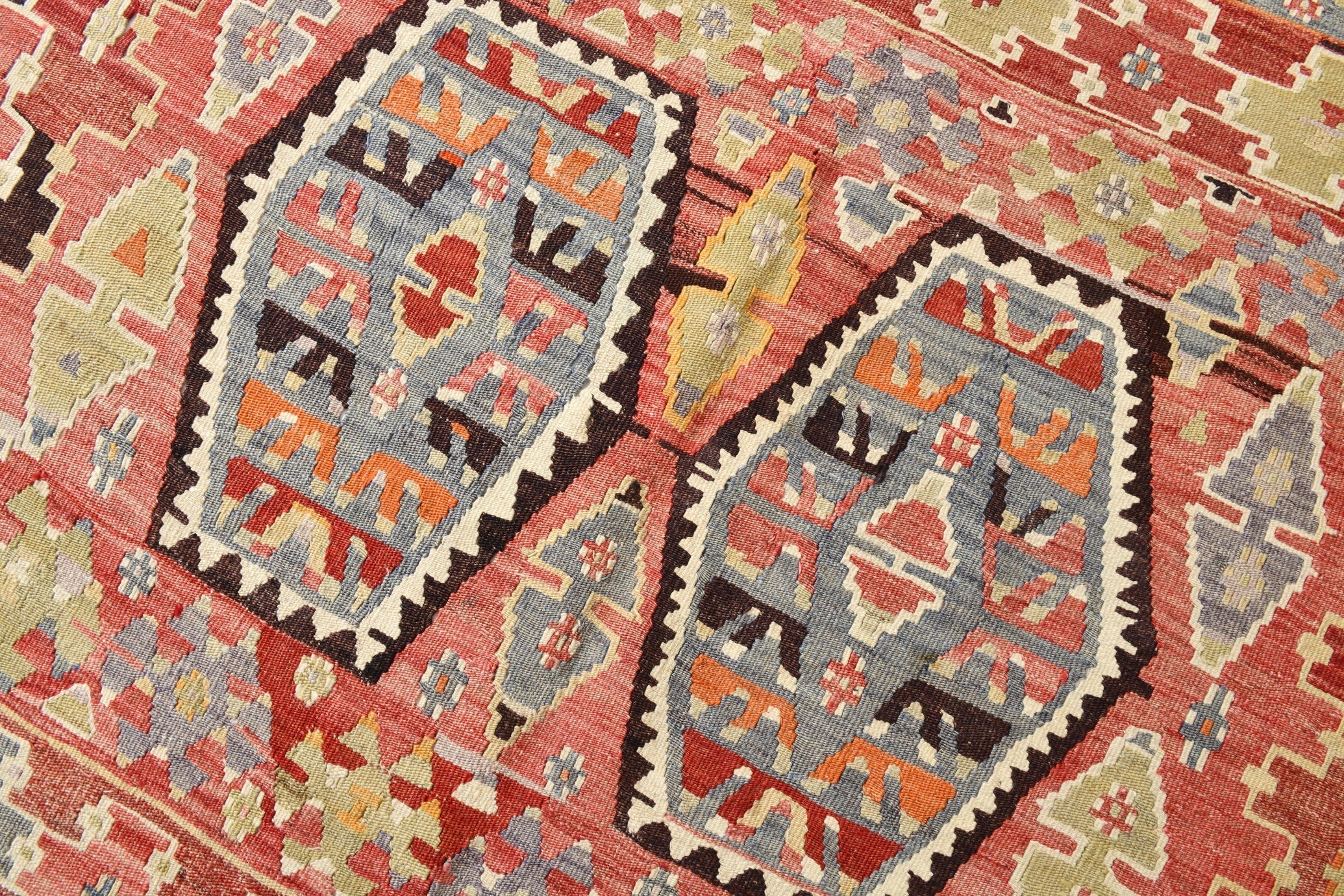 Vintage Kilim Anatolian 5'11" x 10'9" ft