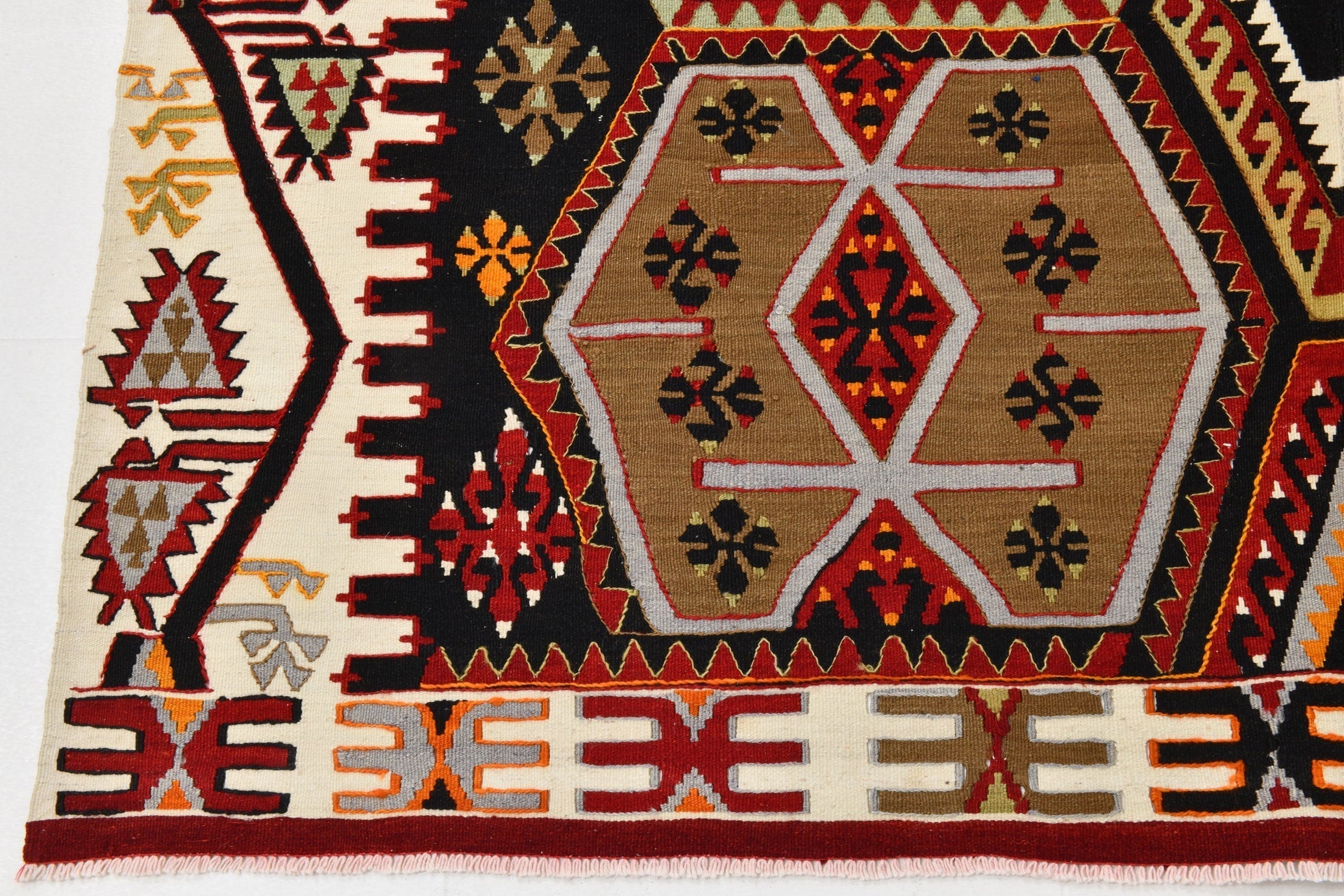 Vintage Kilim Anatolian 5'11" x 12'9" ft