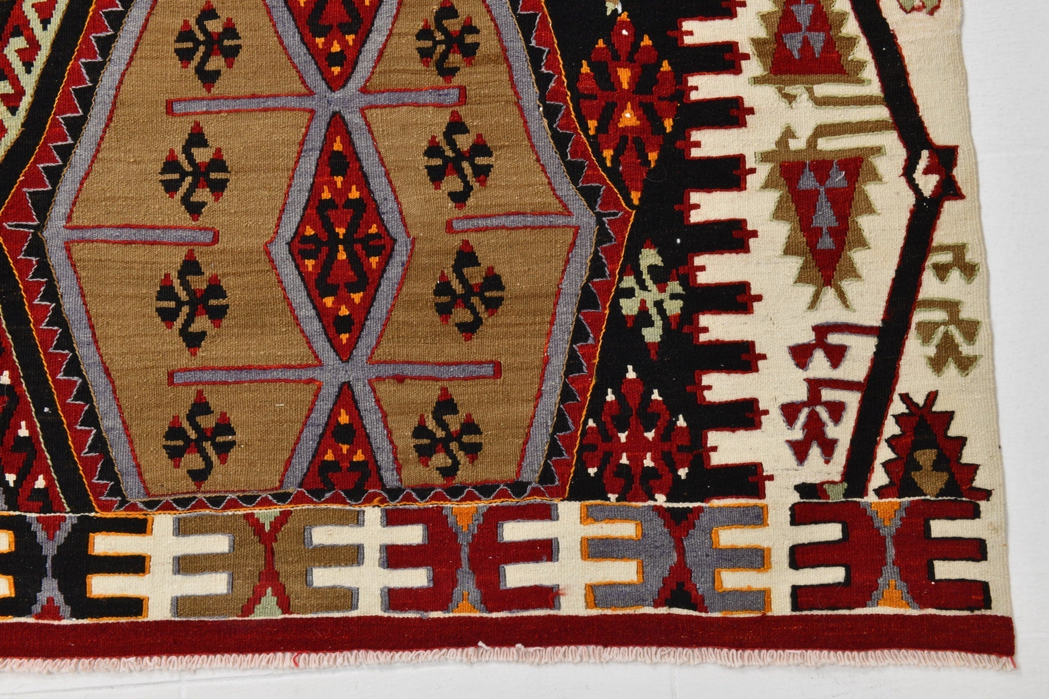 Vintage Kilim Anatolian 5'11" x 12'9" ft