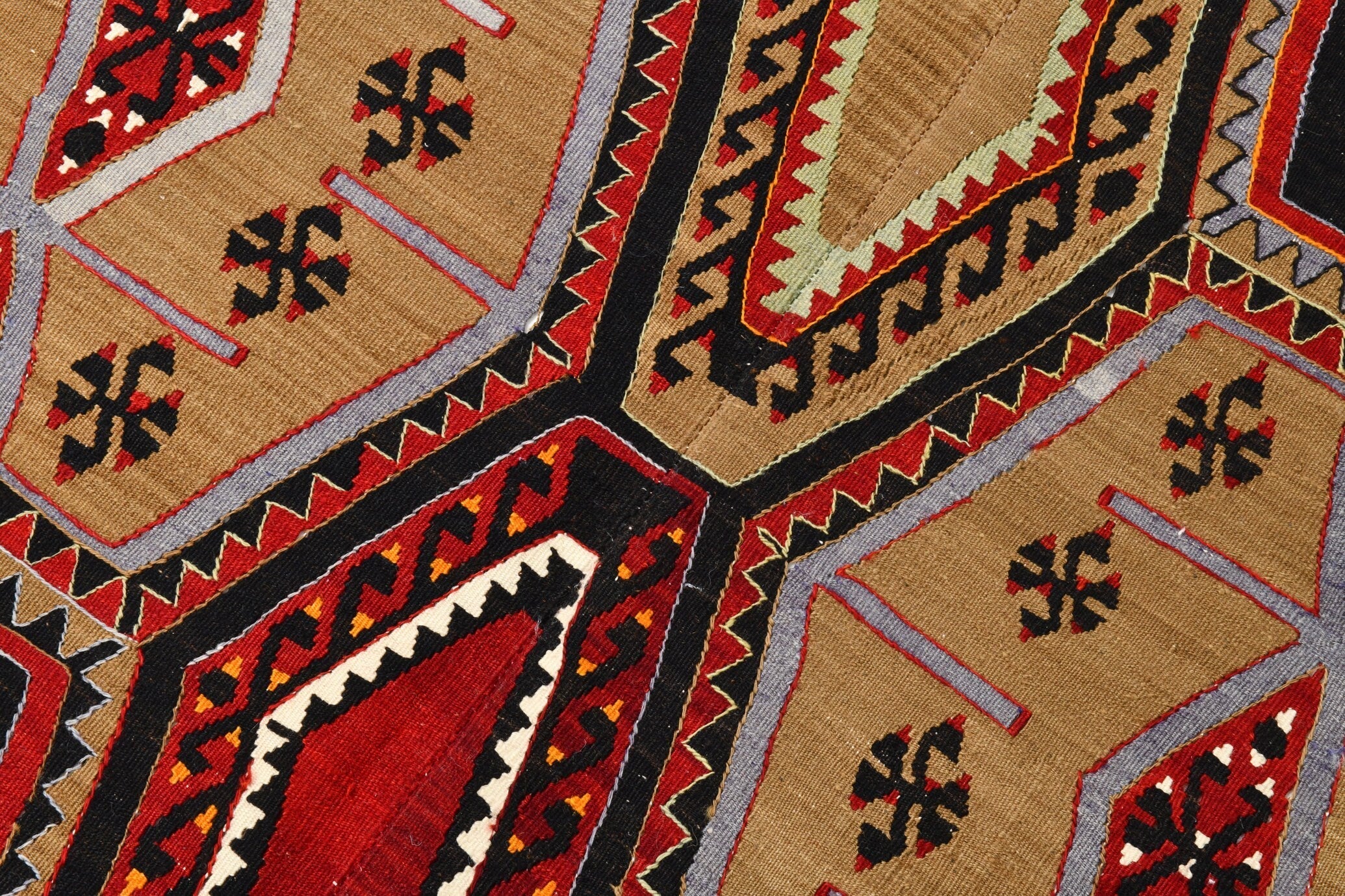 Vintage Kilim Anatolian 5'11" x 12'9" ft