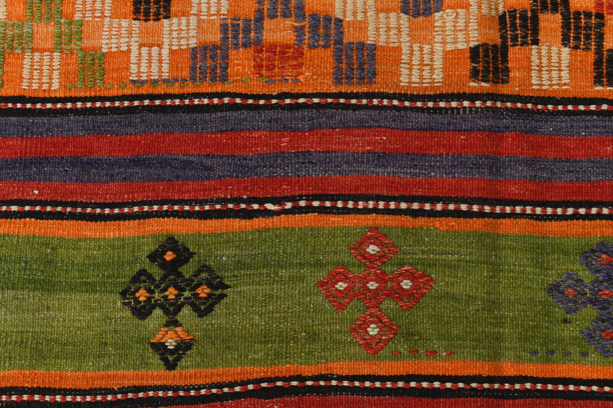 Vintage Kilim Anatolian 5'2" x 10'4" ft