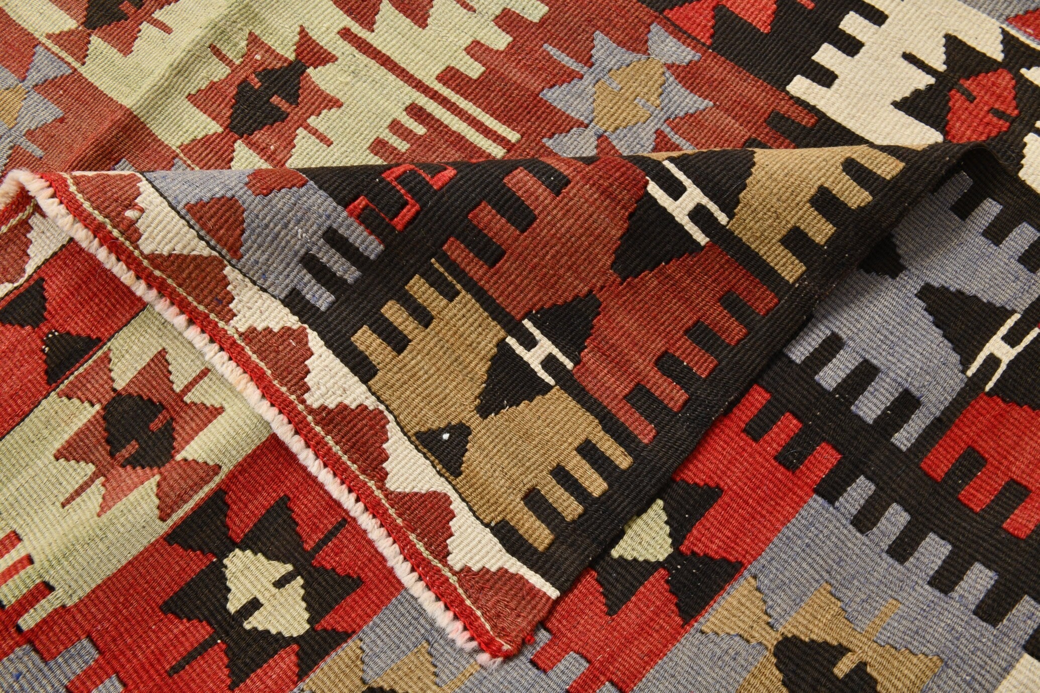 Vintage Kilim Anatolian 5'2" x 6'7" ft