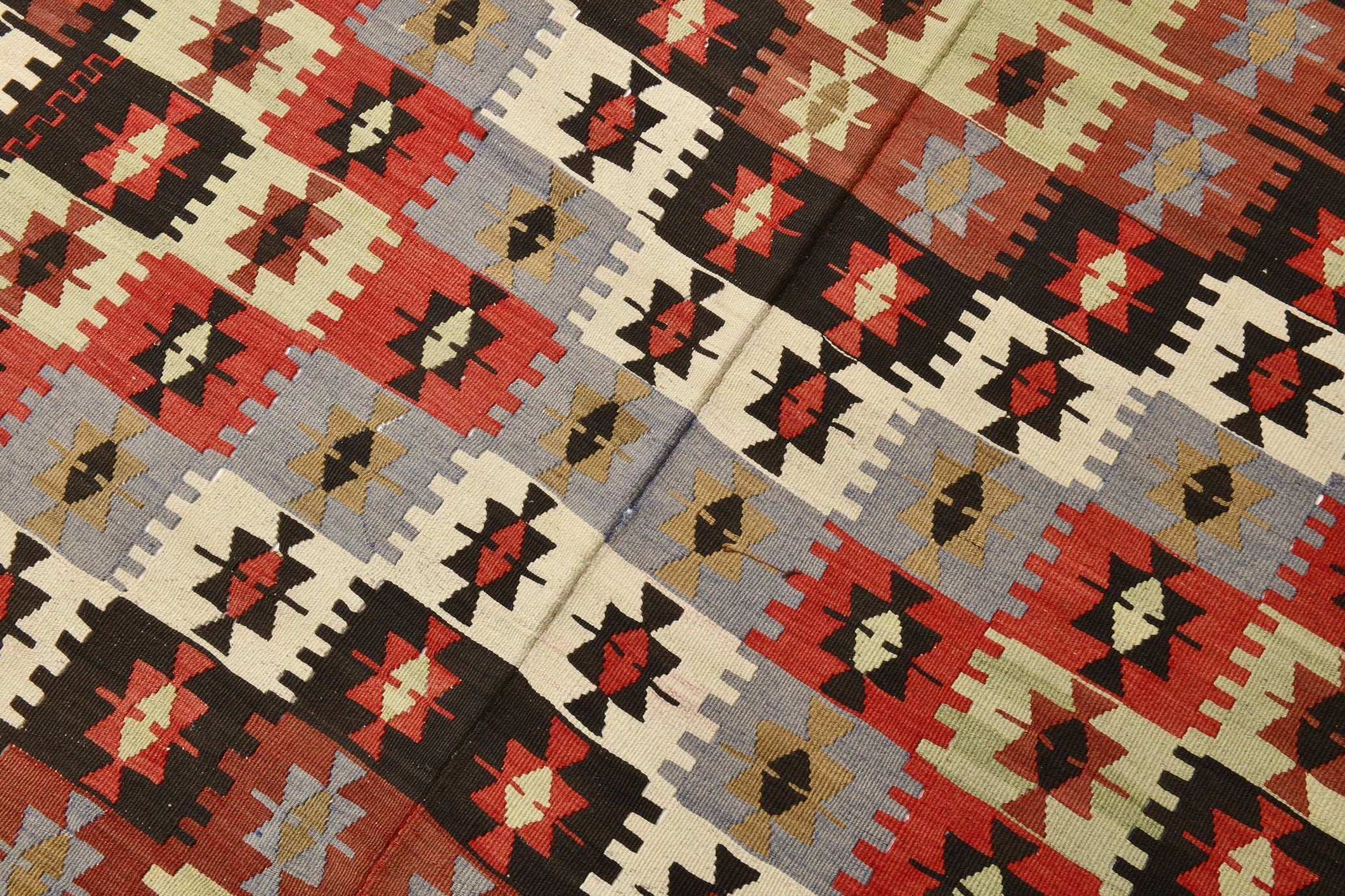 Vintage Kilim Anatolian 5'2" x 6'7" ft
