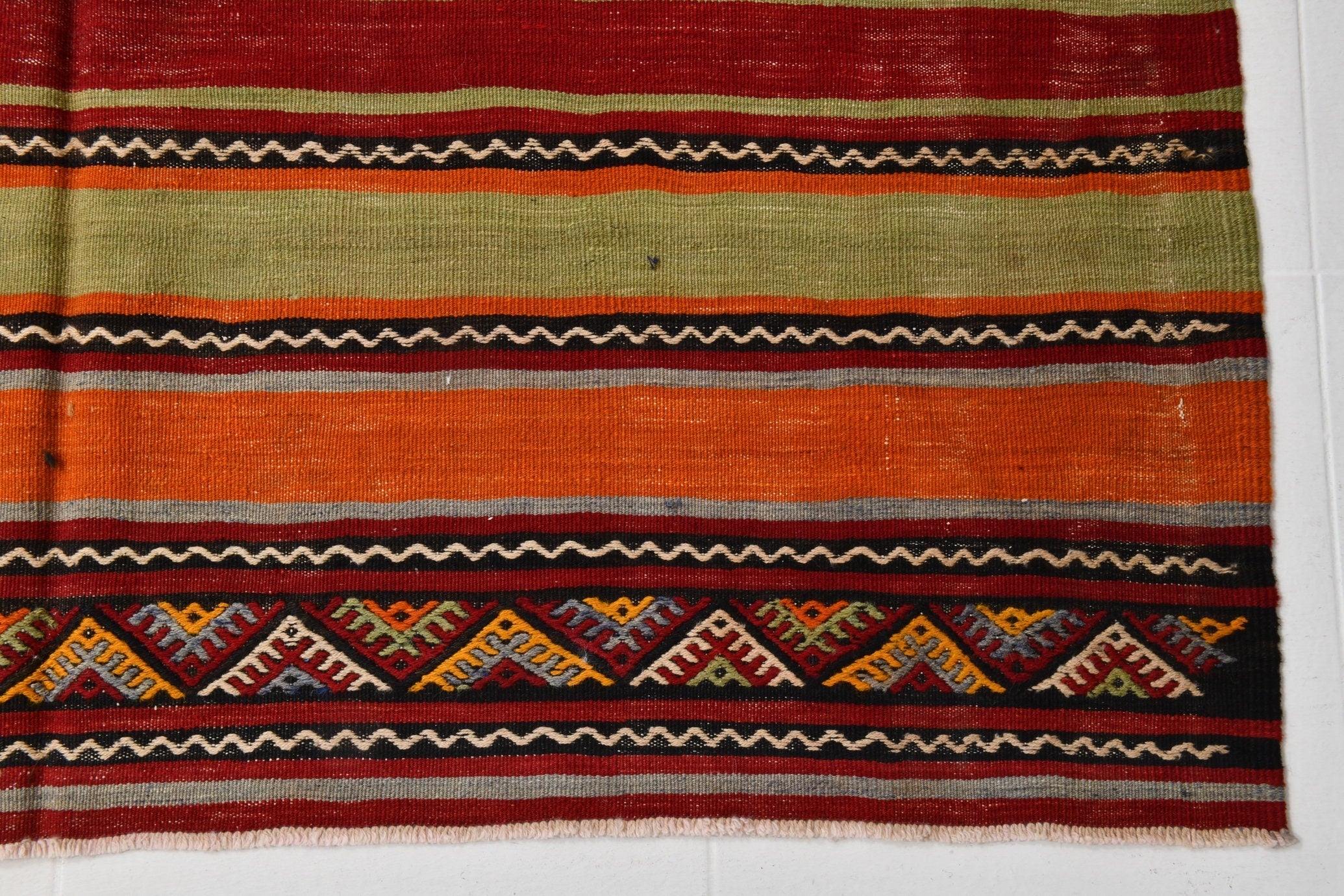 Vintage Kilim Anatolian 5'2" x 7'5" ft