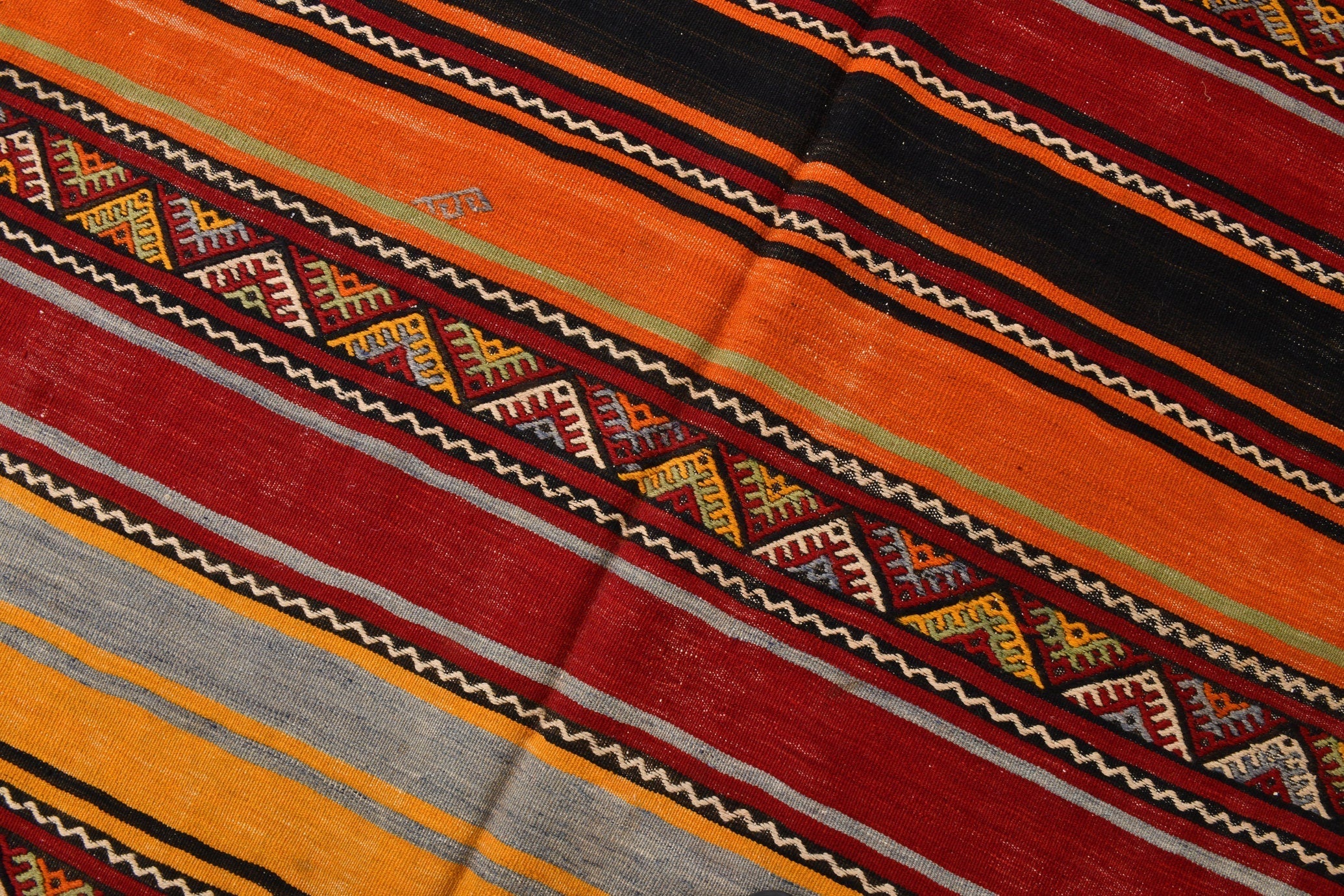 Vintage Kilim Anatolian 5'2" x 7'5" ft