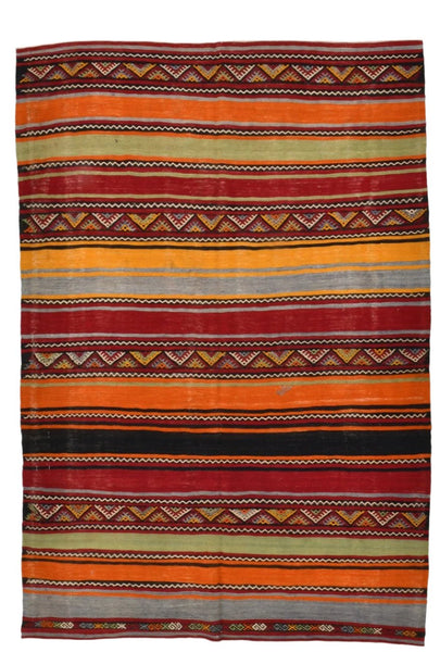 Vintage Kilim Anatolian 5'2" x 7'5" ft