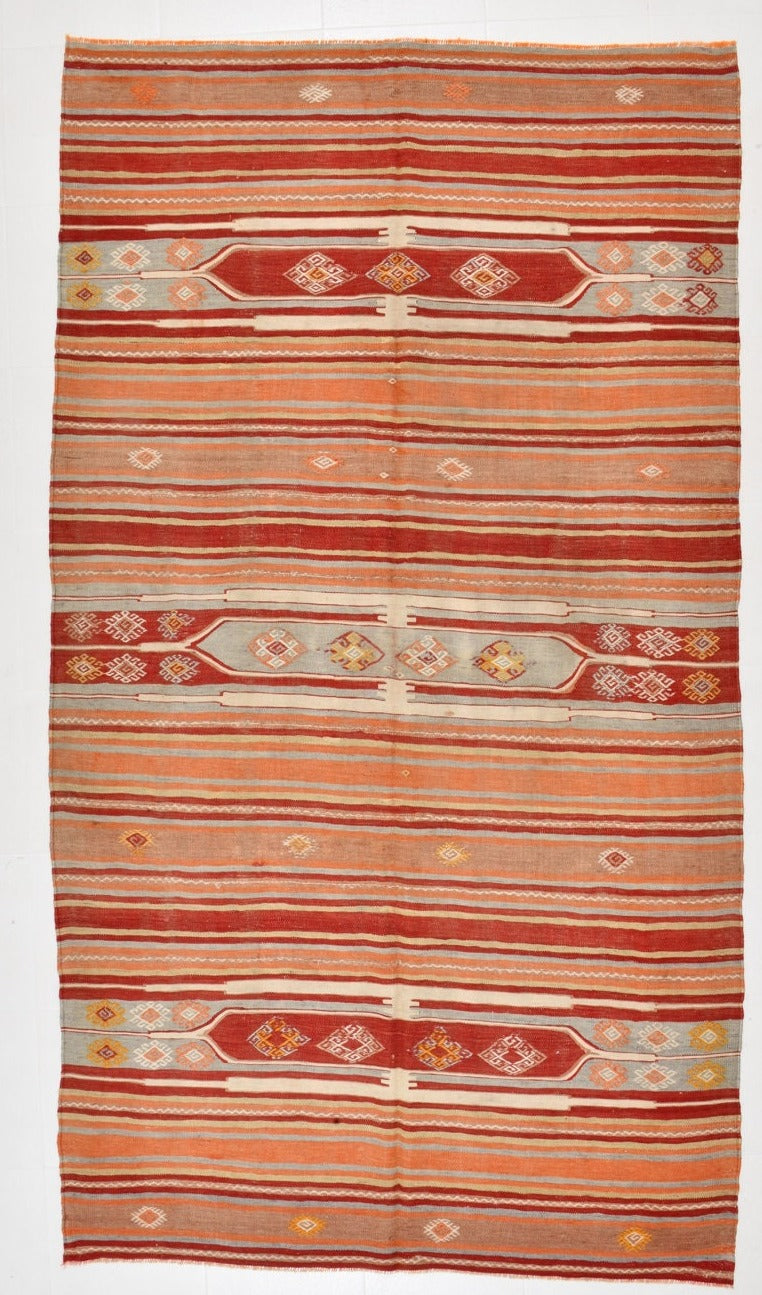 Vintage Kilim Anatolian 5'3" x 10'0" ft