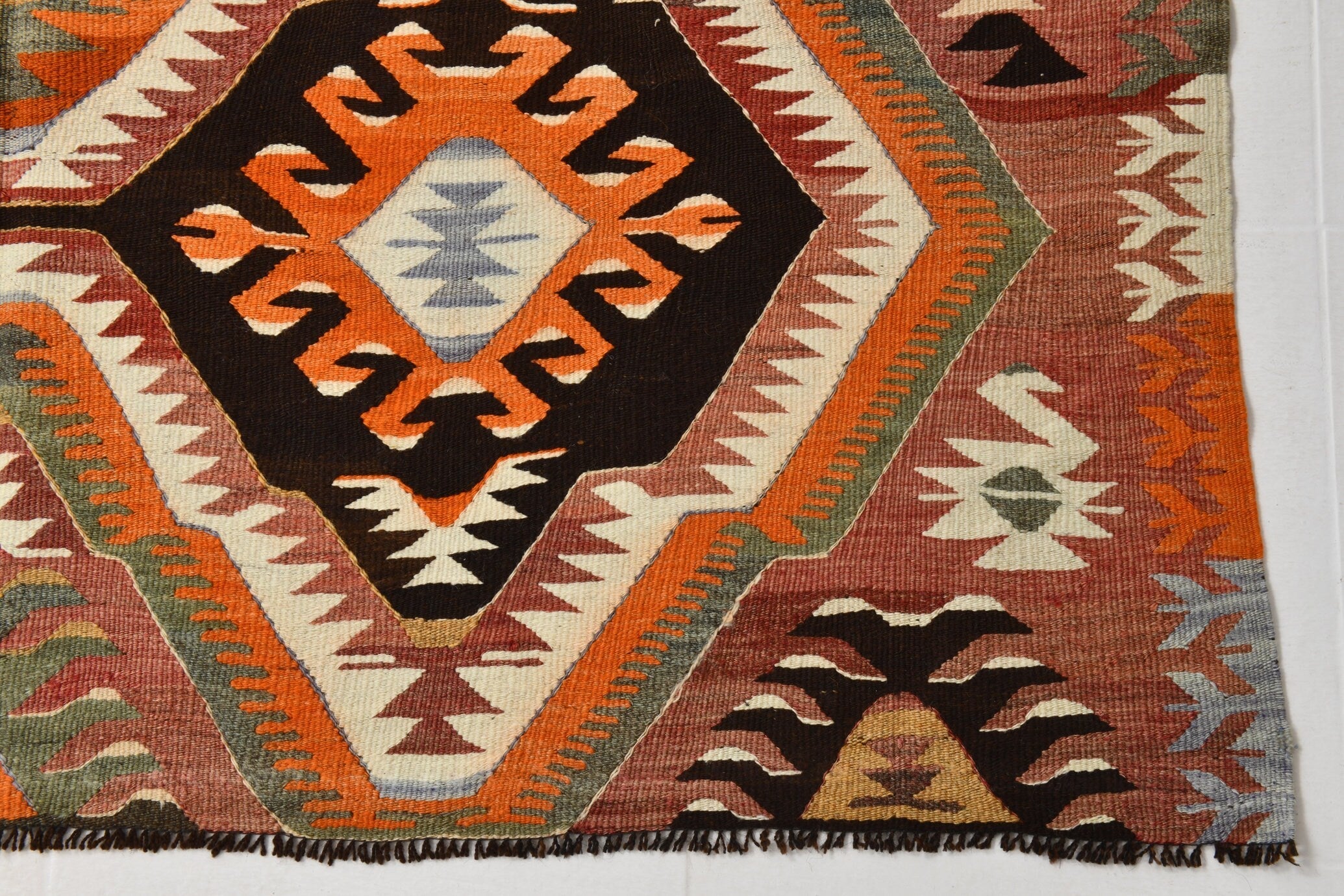 Vintage Kilim Anatolian 5'3" x 10'2" ft