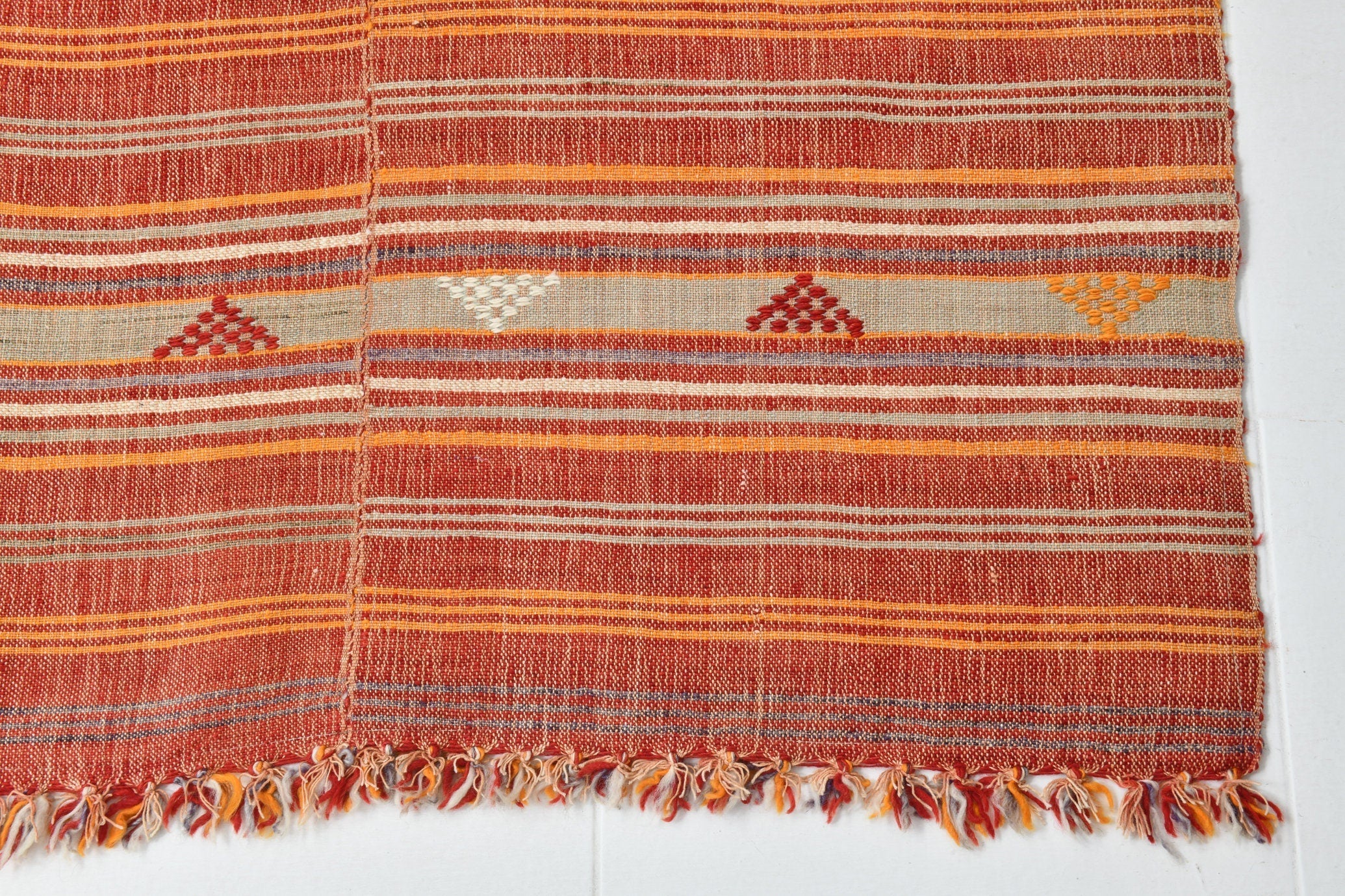 Vintage Kilim Anatolian 5'3" x 6'8" ft