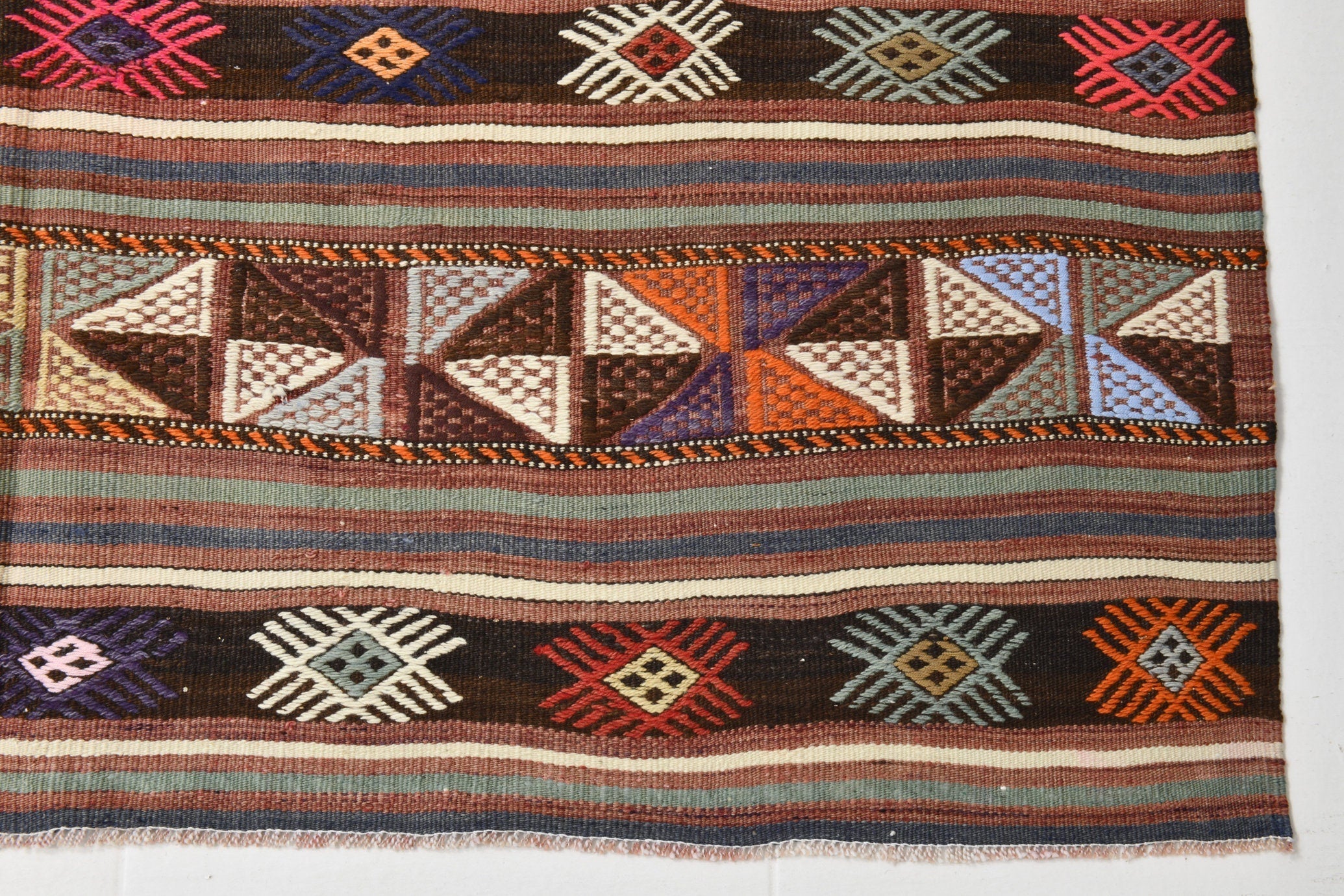 Vintage Kilim Anatolian 5'3" x 7'3" ft