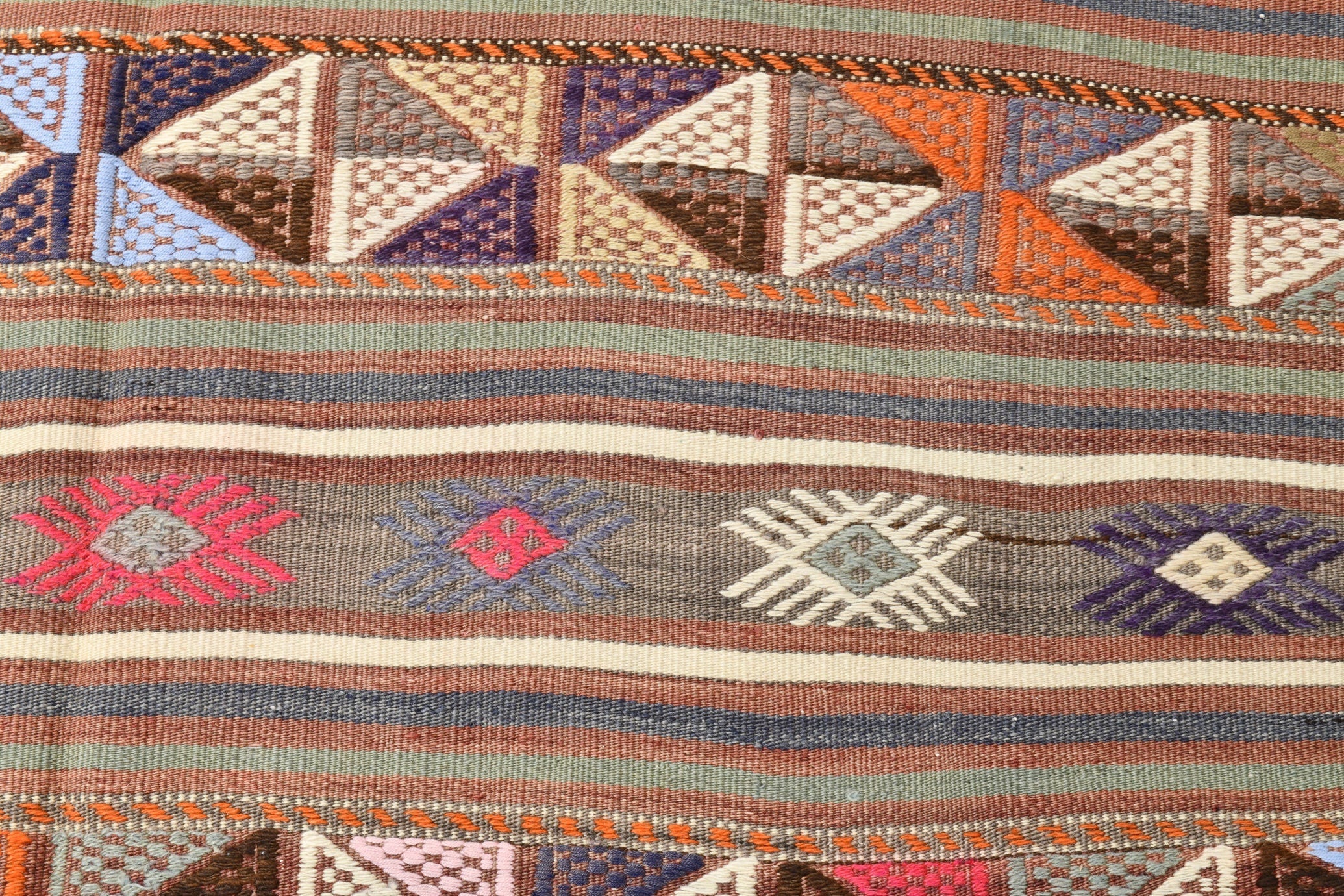 Vintage Kilim Anatolian 5'3" x 7'3" ft
