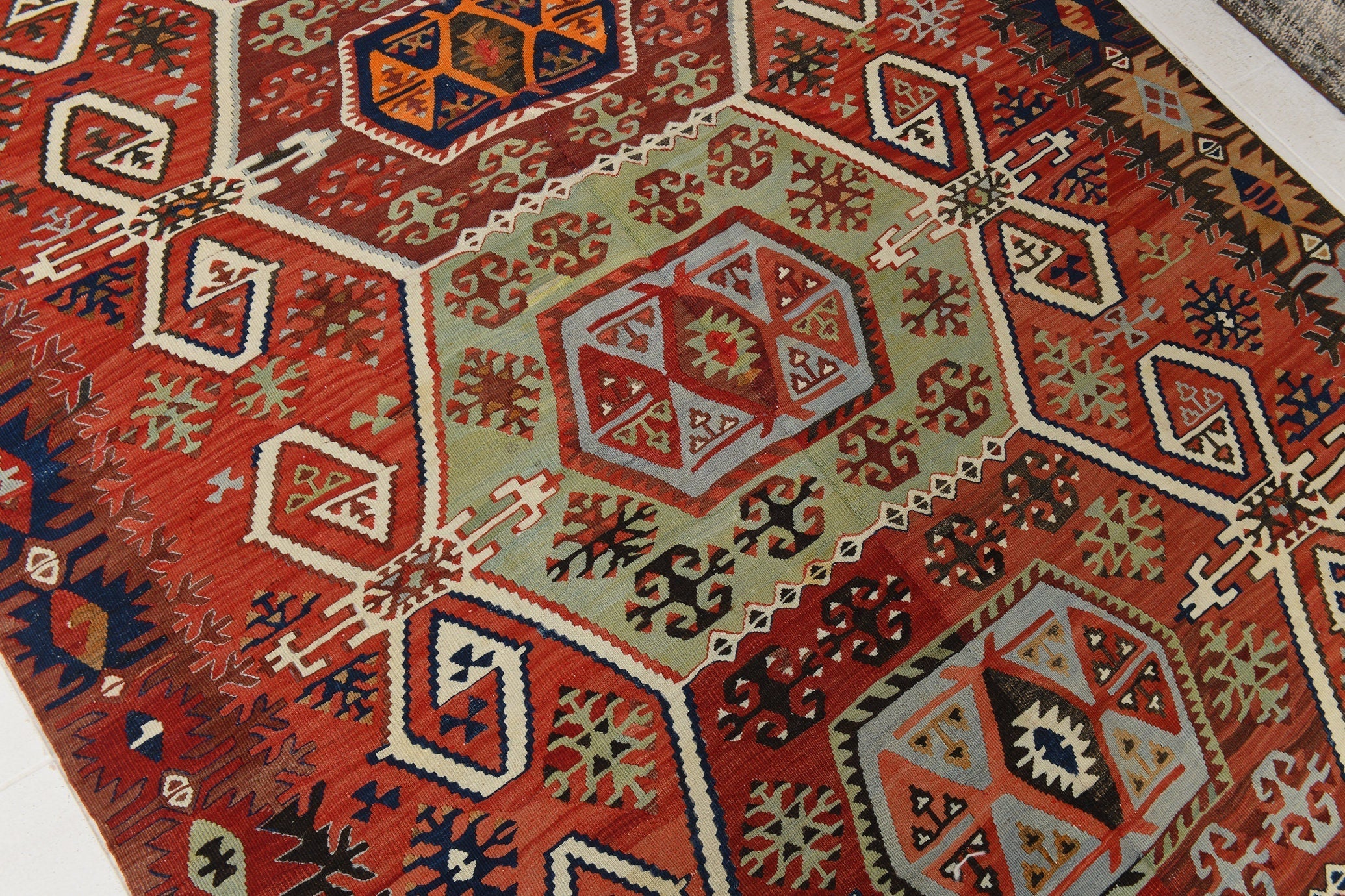 Vintage Kilim Anatolian 5'3" x 9'3" ft