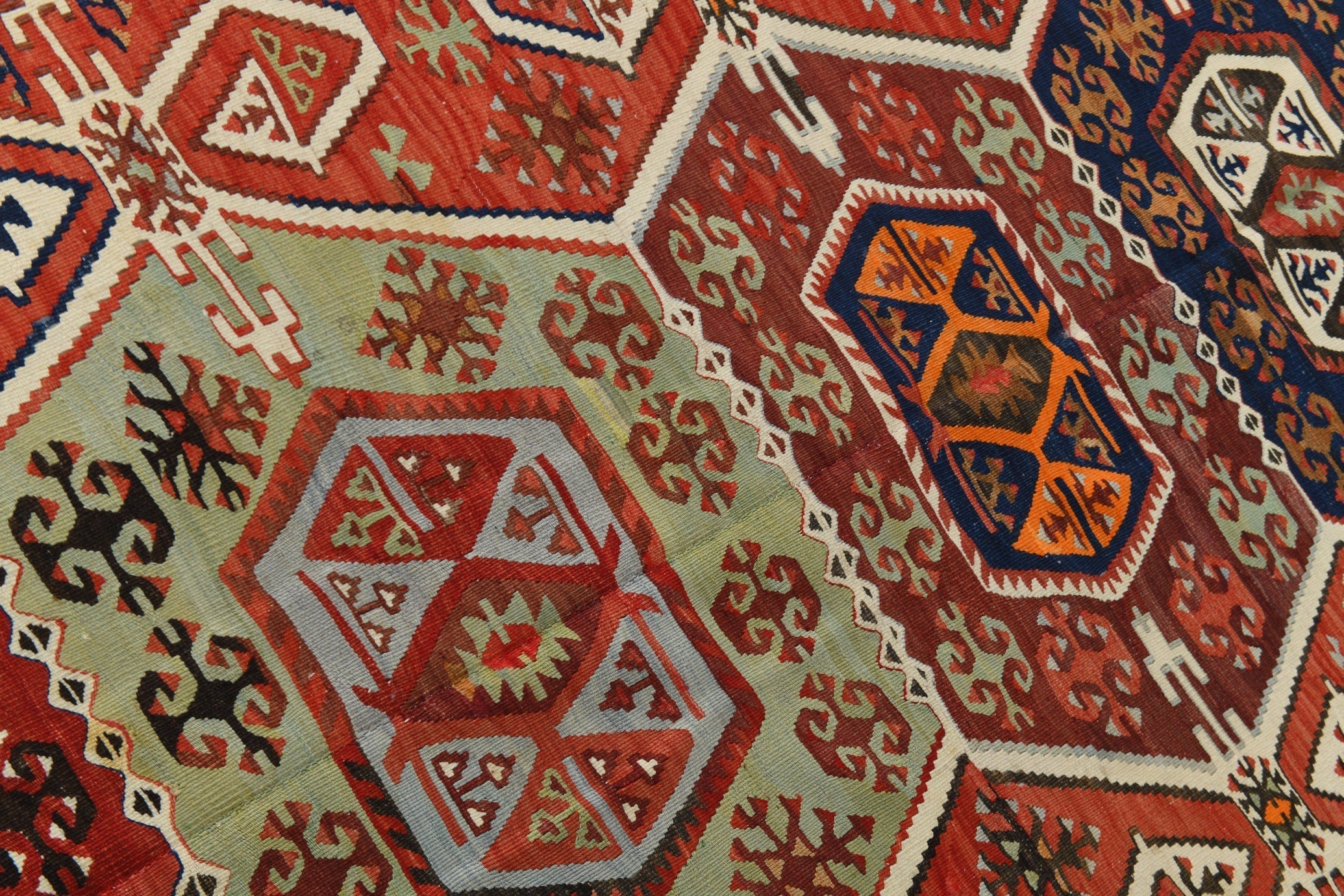 Vintage Kilim Anatolian 5'3" x 9'3" ft