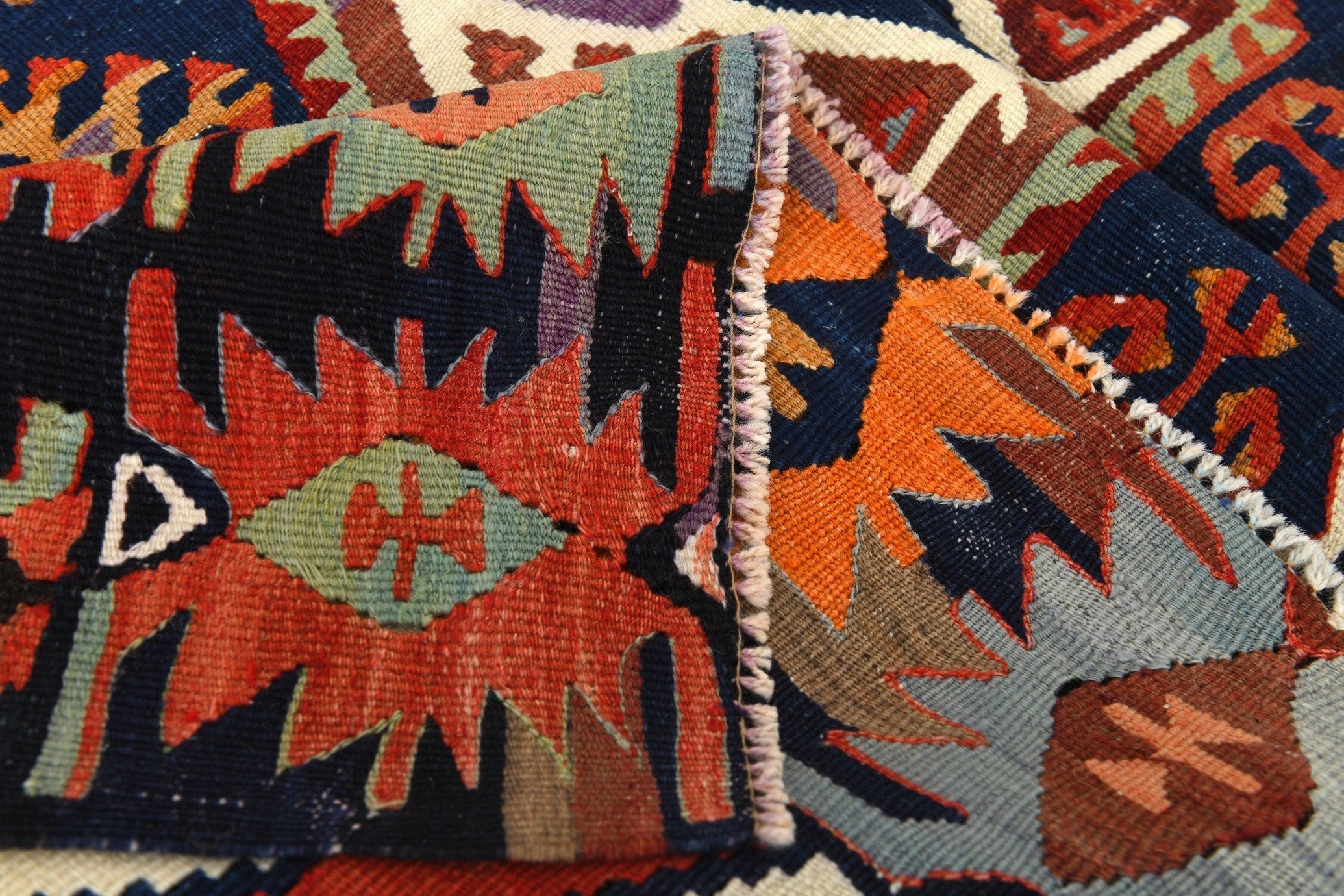 Vintage Kilim Anatolian 5'3" x 9'3" ft