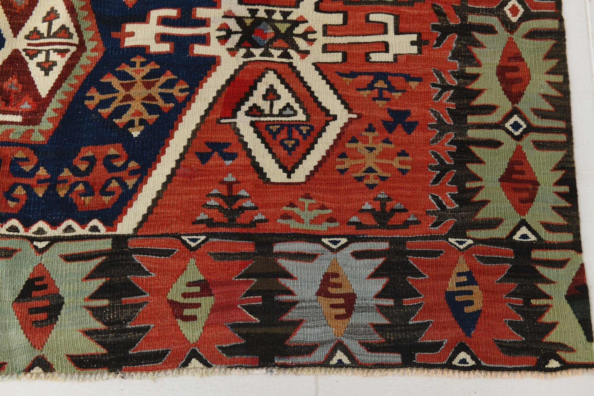Vintage Kilim Anatolian 5'3" x 9'3" ft