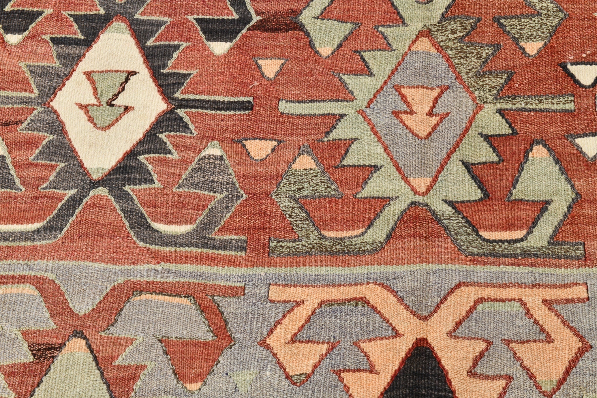 Vintage Kilim Anatolian 5'3" x 9'7" ft