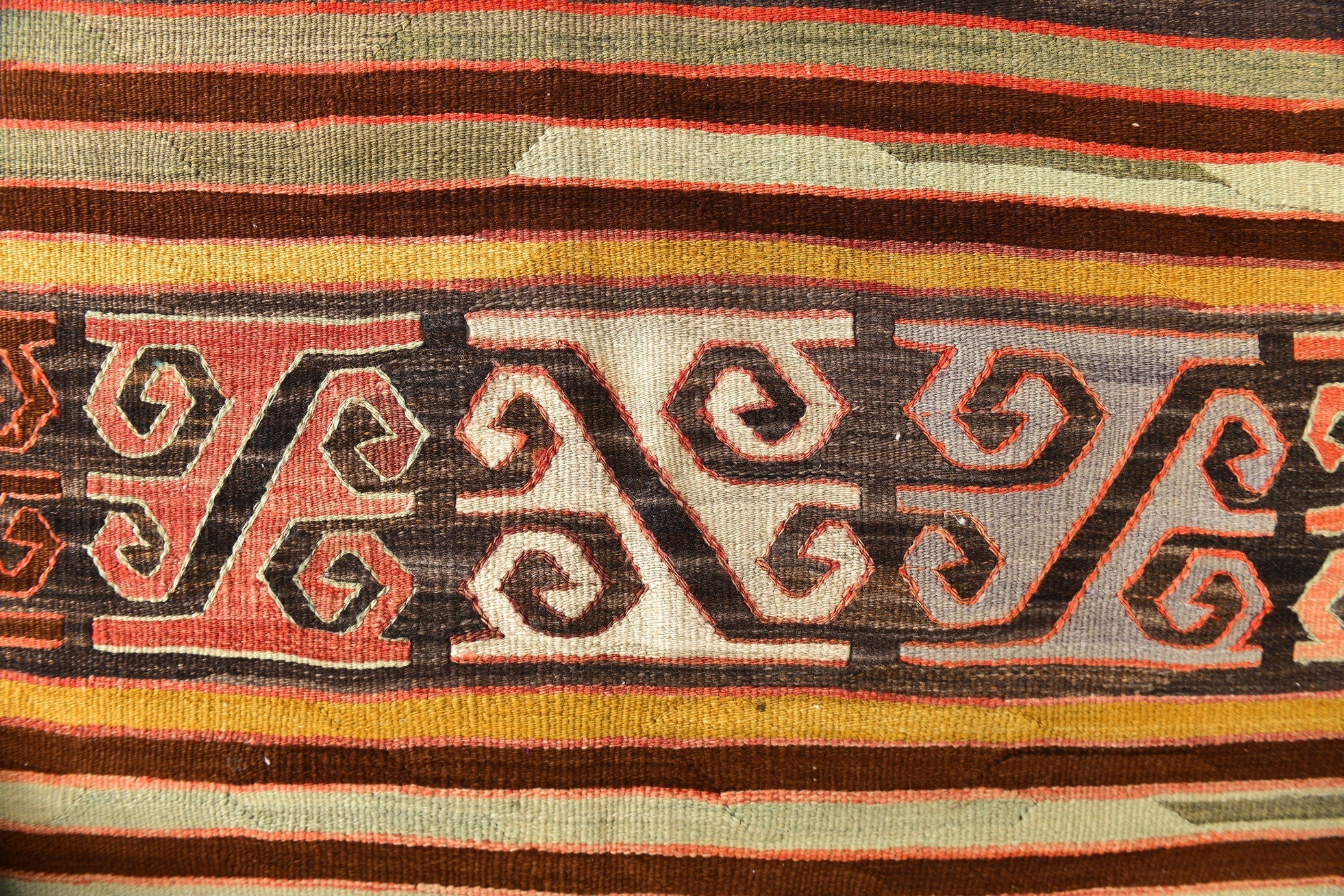 Vintage Kilim Anatolian 5’3’’ x 9’7’’ ft