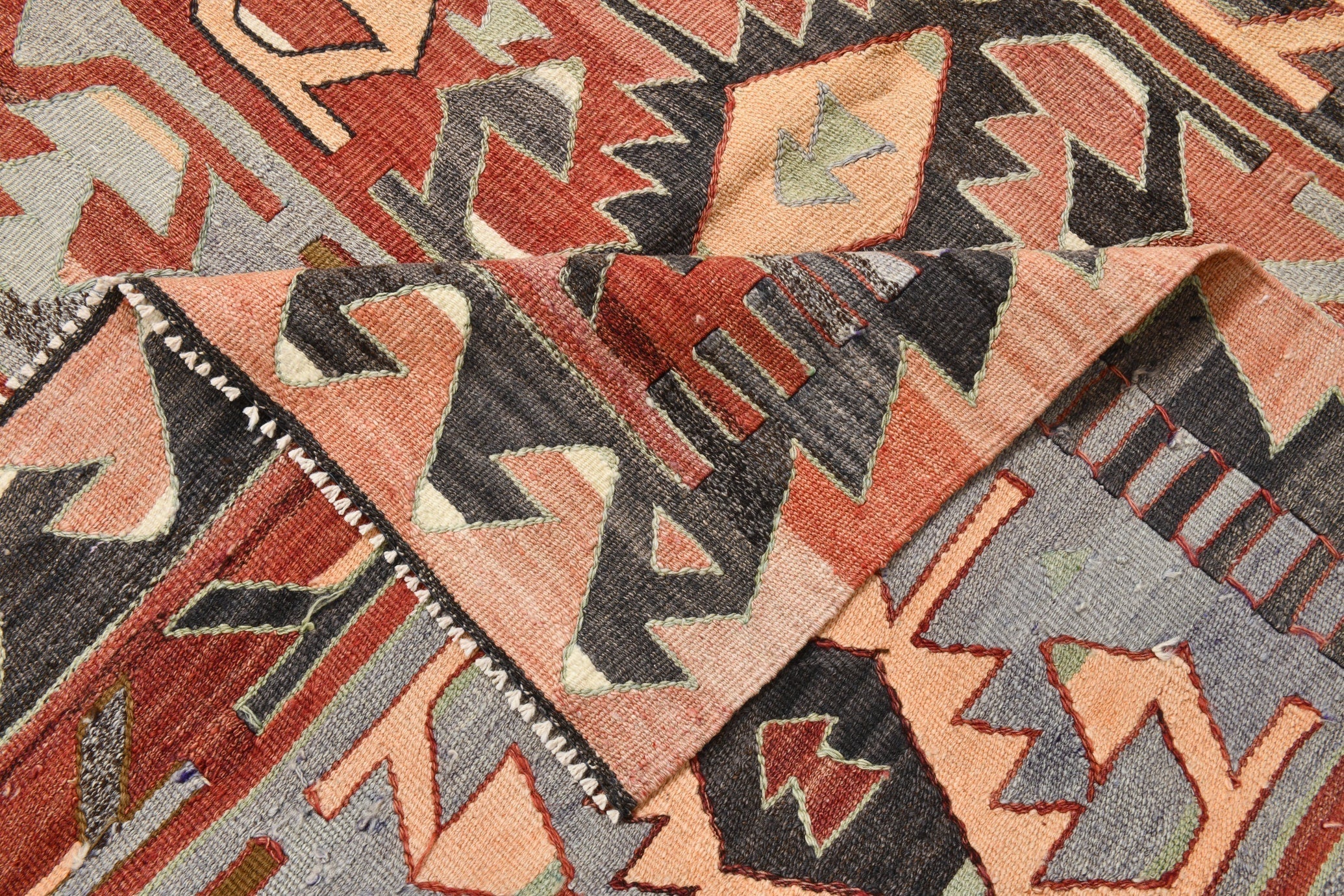 Vintage Kilim Anatolian 5'3" x 9'7" ft