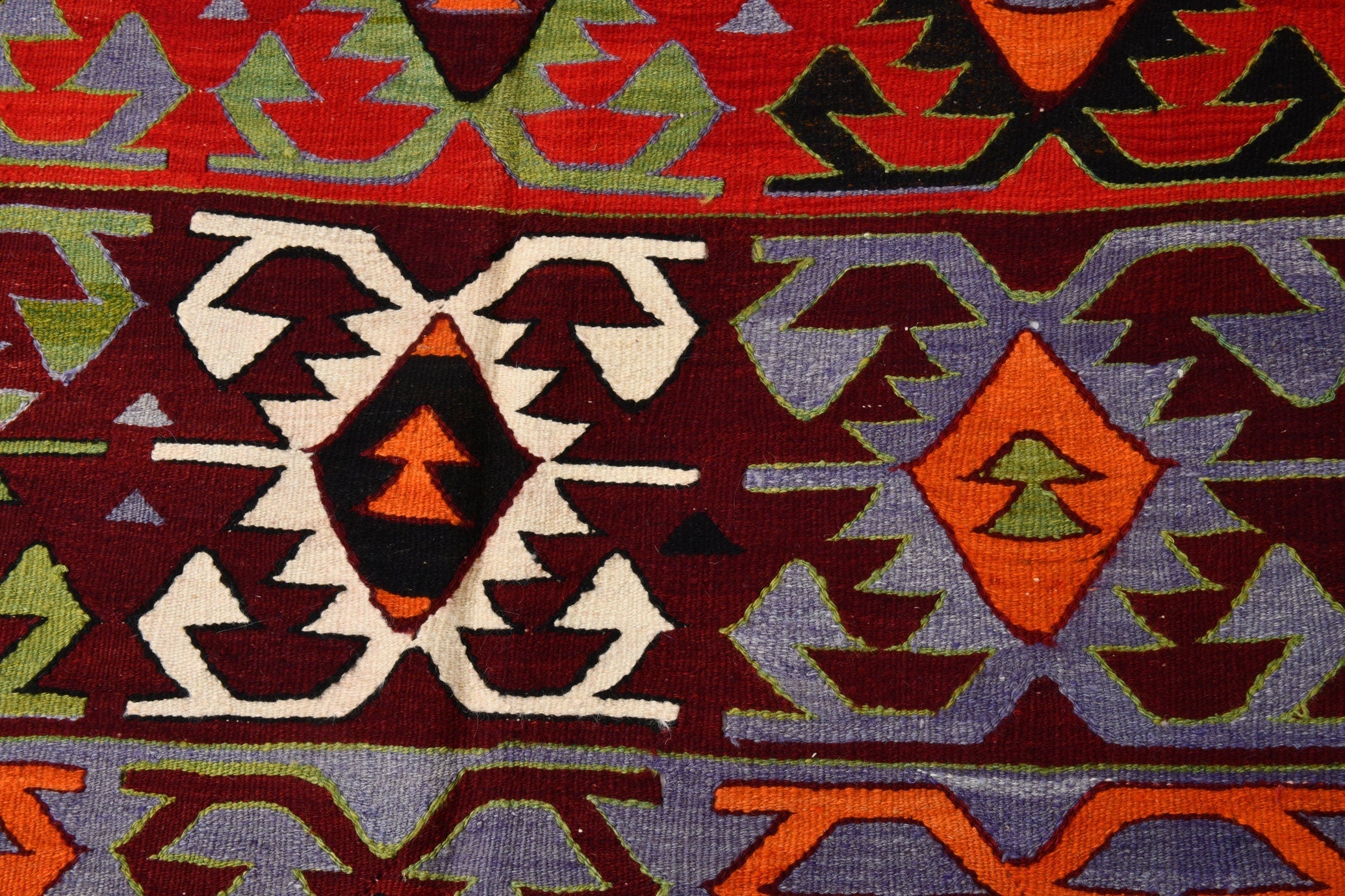 Vintage Kilim Anatolian 5’4’’ x 11’7’’ ft