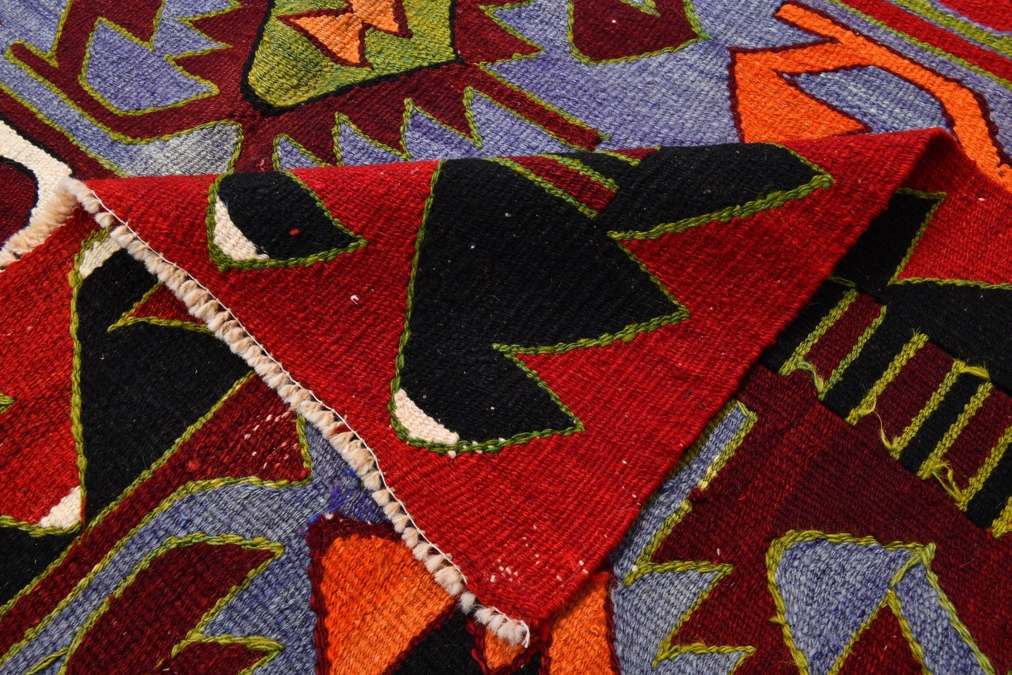 Vintage Kilim Anatolian 5’4’’ x 11’7’’ ft