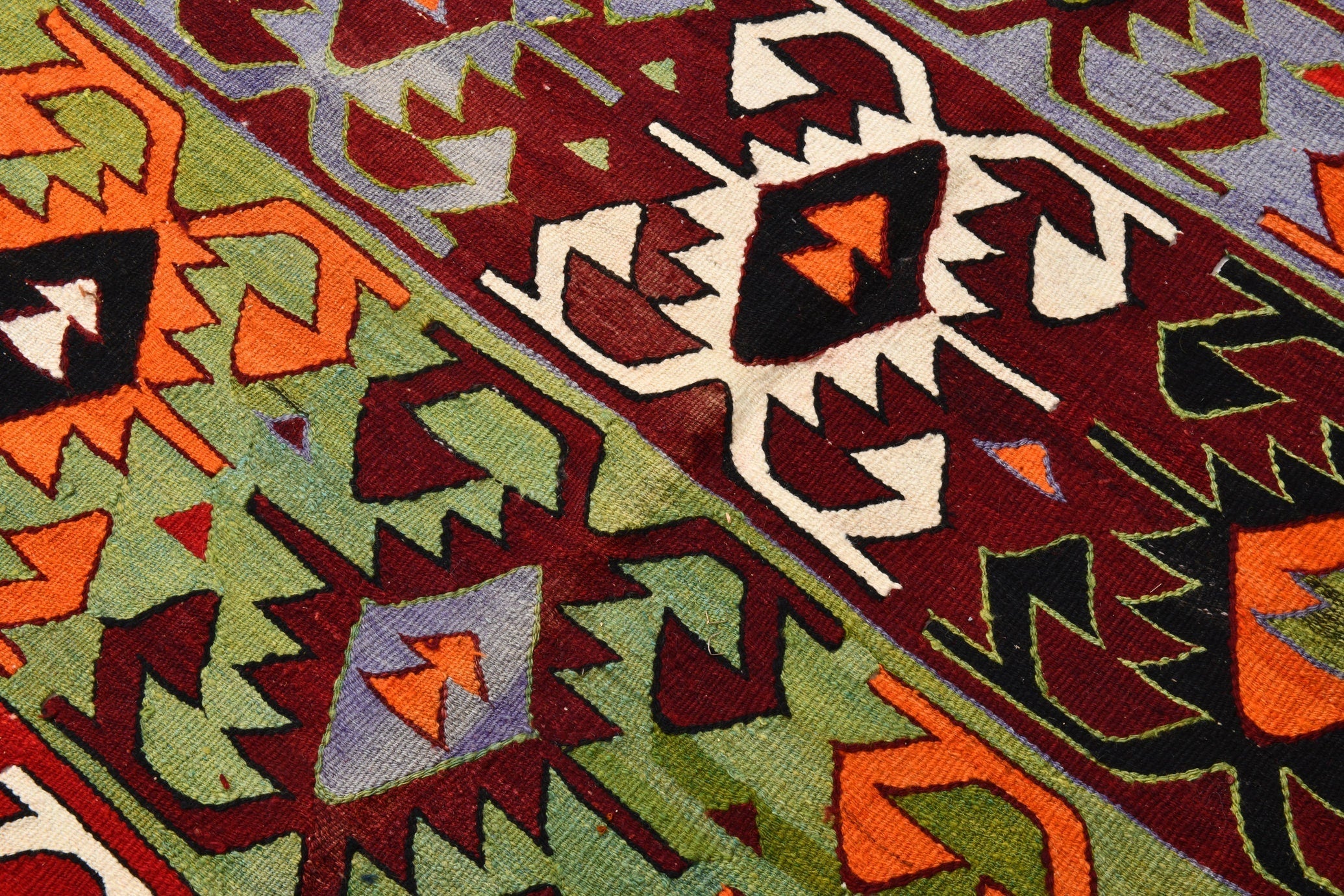 Vintage Kilim Anatolian 5’4’’ x 11’7’’ ft