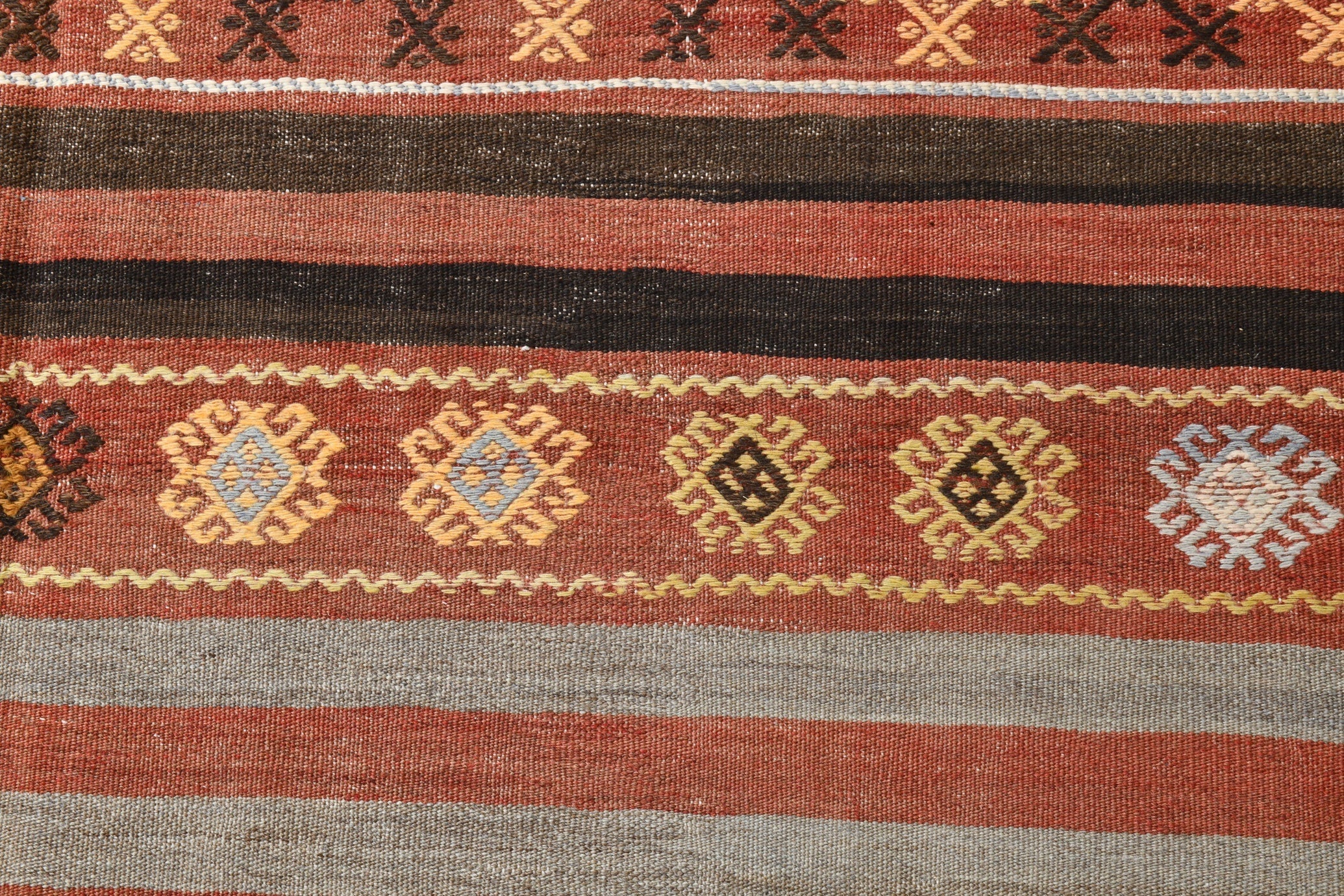 Vintage Kilim Anatolian 5’4’’ x 12’4’’ ft