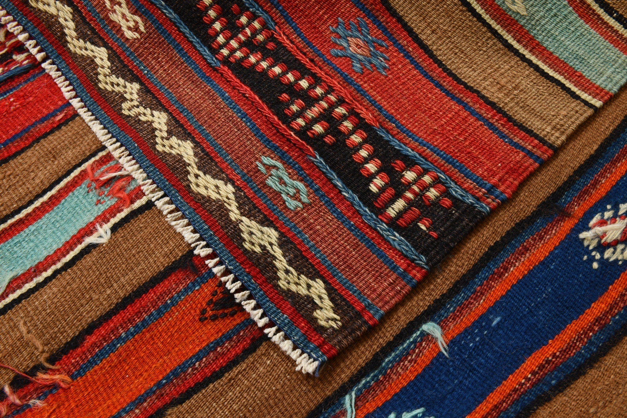 Vintage Kilim Anatolian 5'4" x 7'11" ft